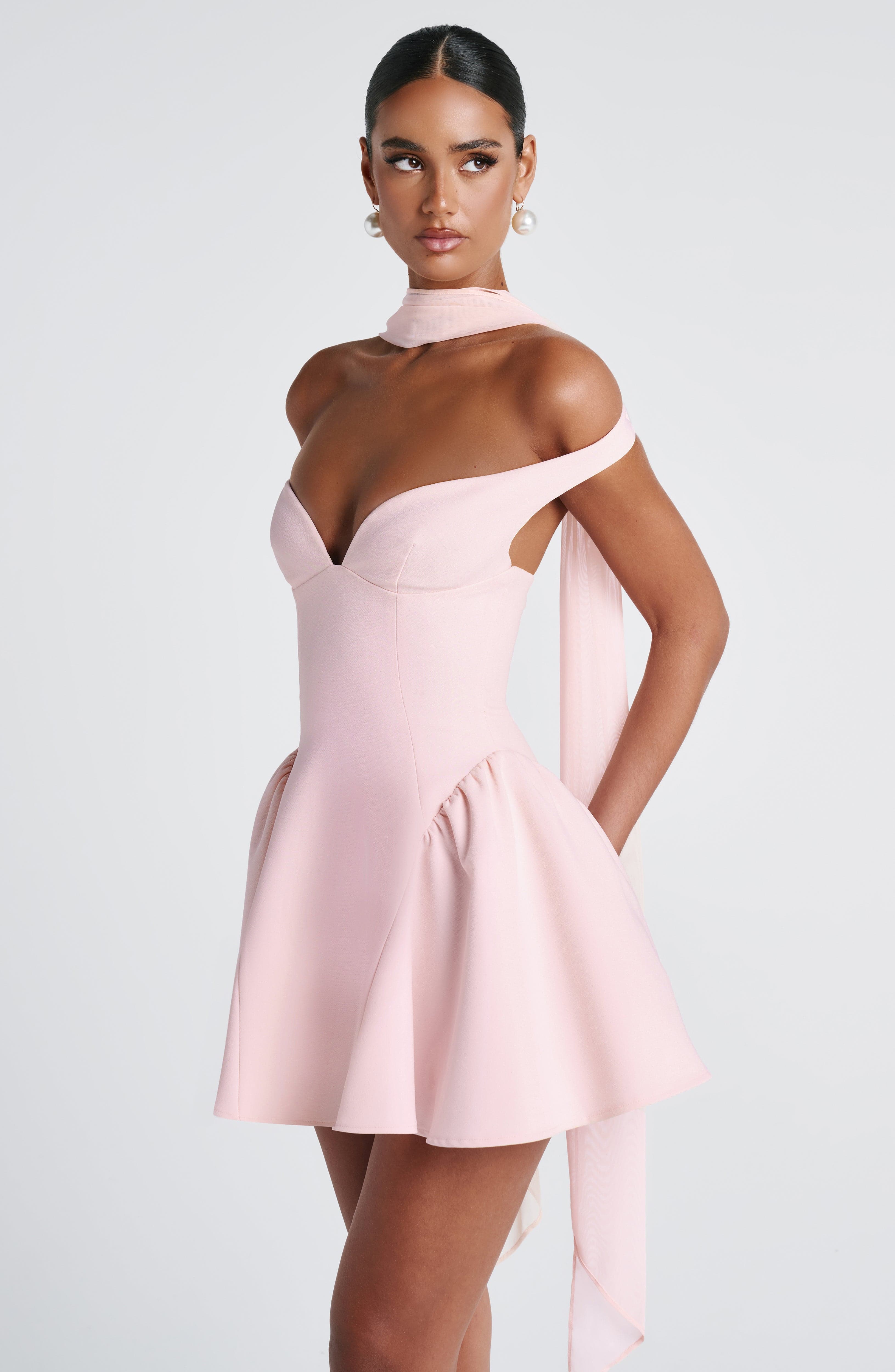minilena Marla Mini Dress Blush