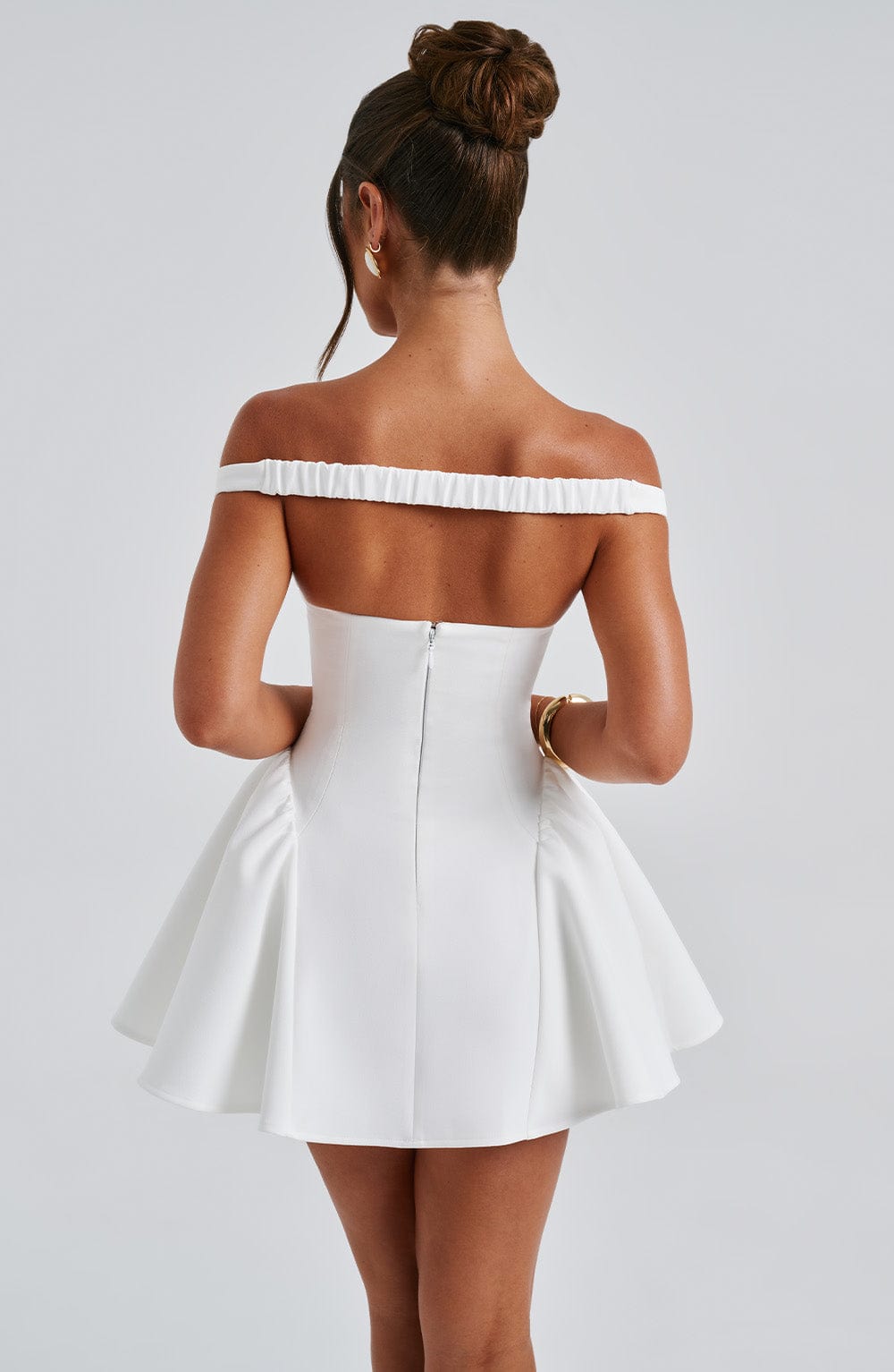 minilena Marla Mini Dress Ivory