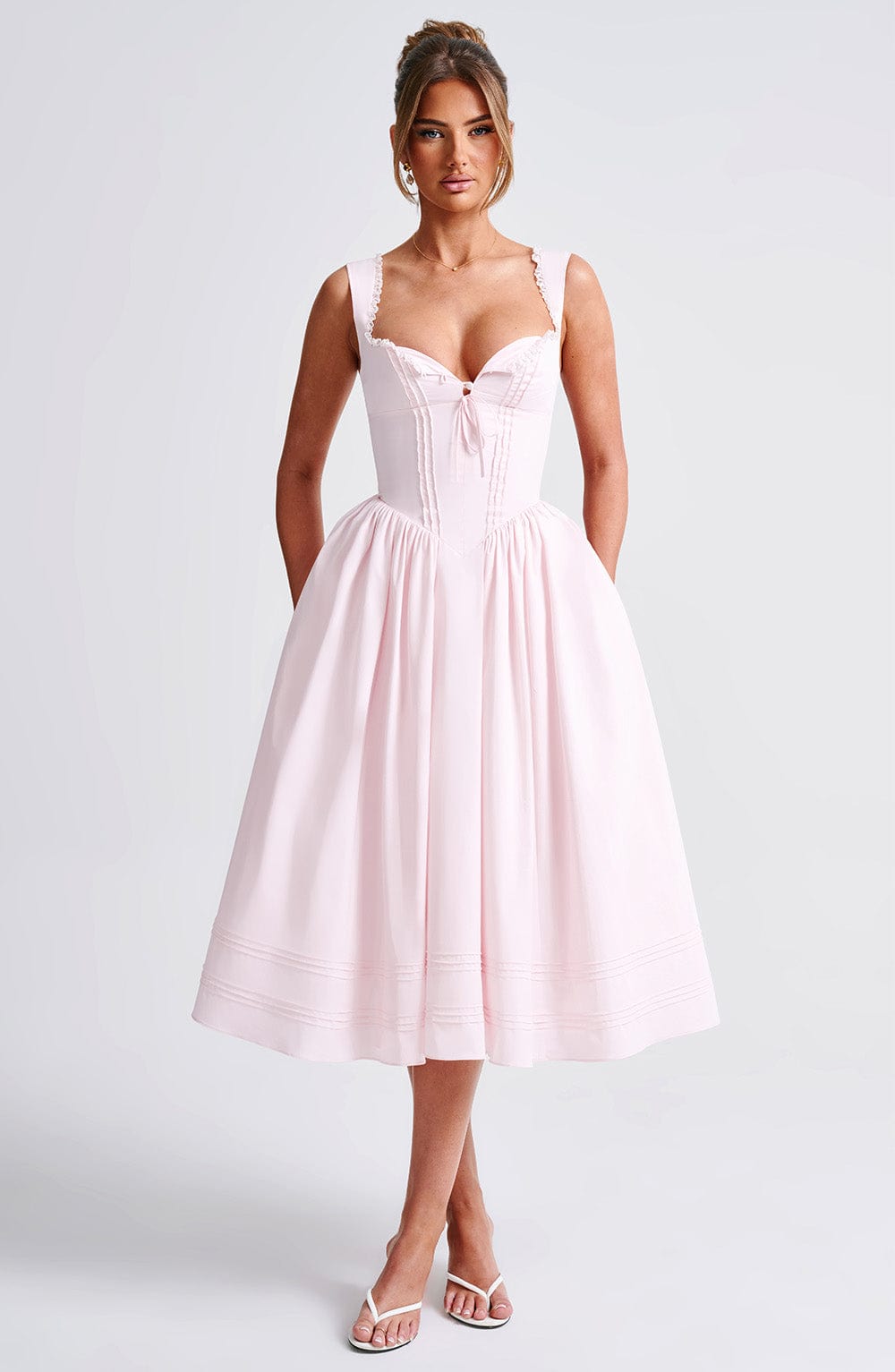 minilena Marlena Midi Dress Blush