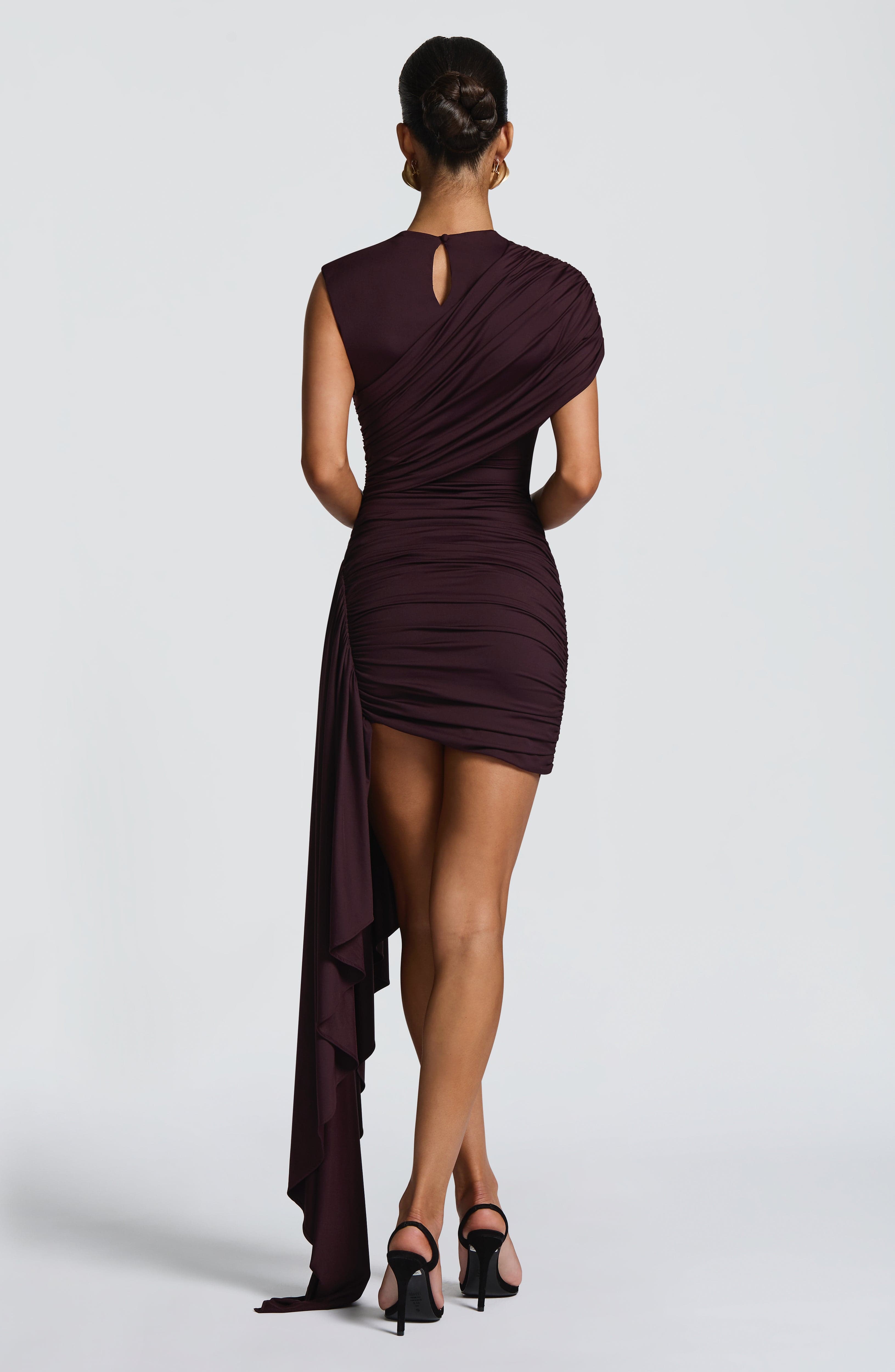 minilena Marnie Mini Dress Plum