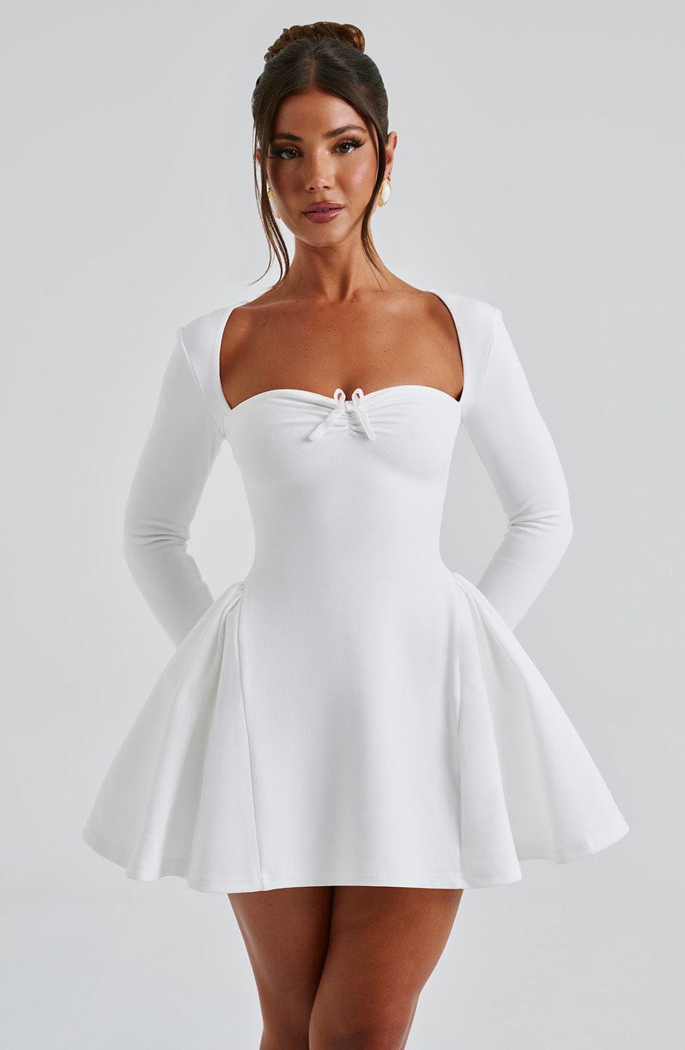 minilena Megan Mini Dress Ivory