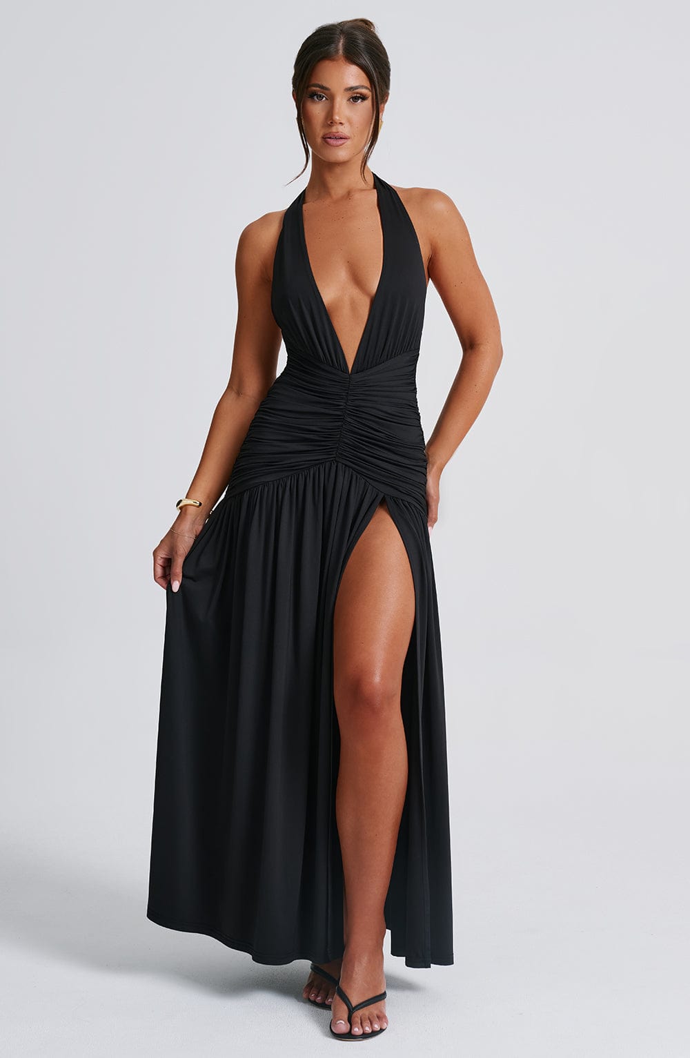 minilena Melania Maxi Dress Black