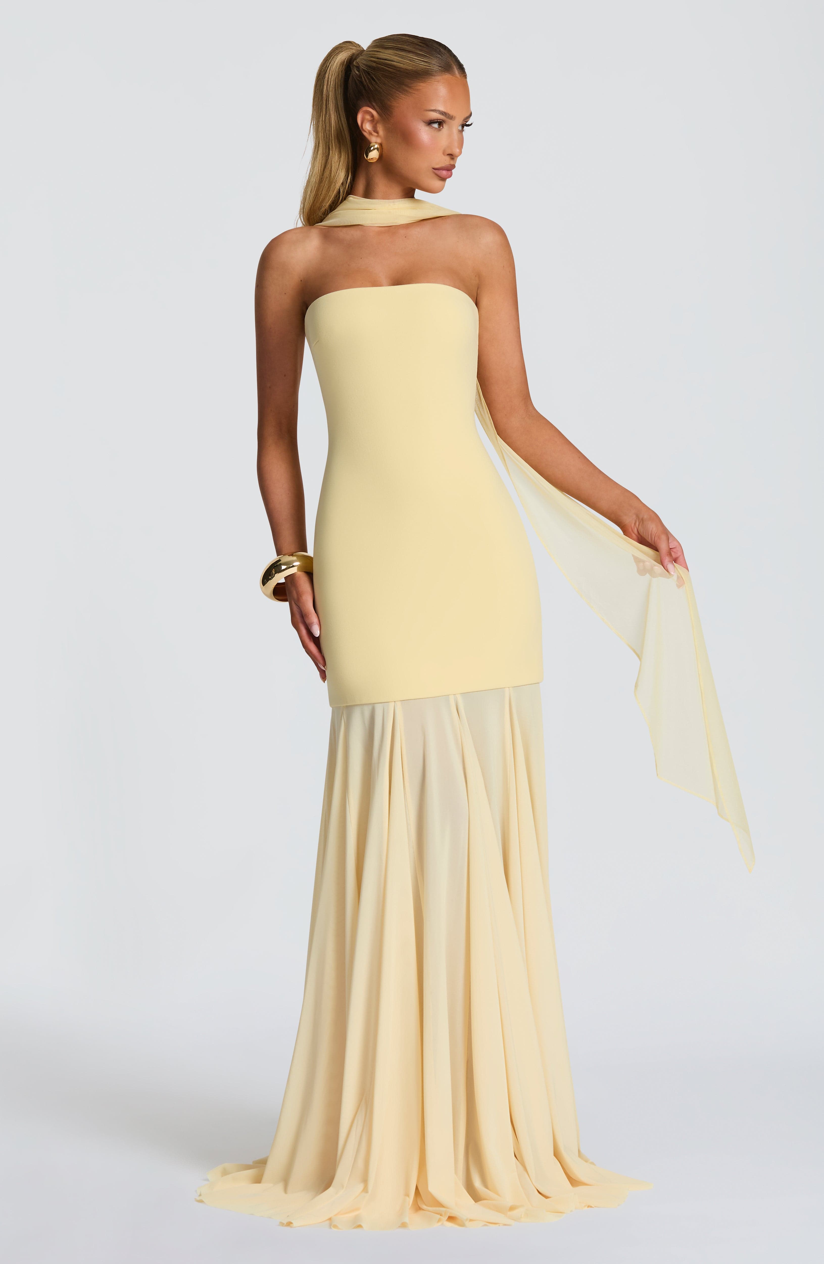 minilena Merritt Gown Lemon