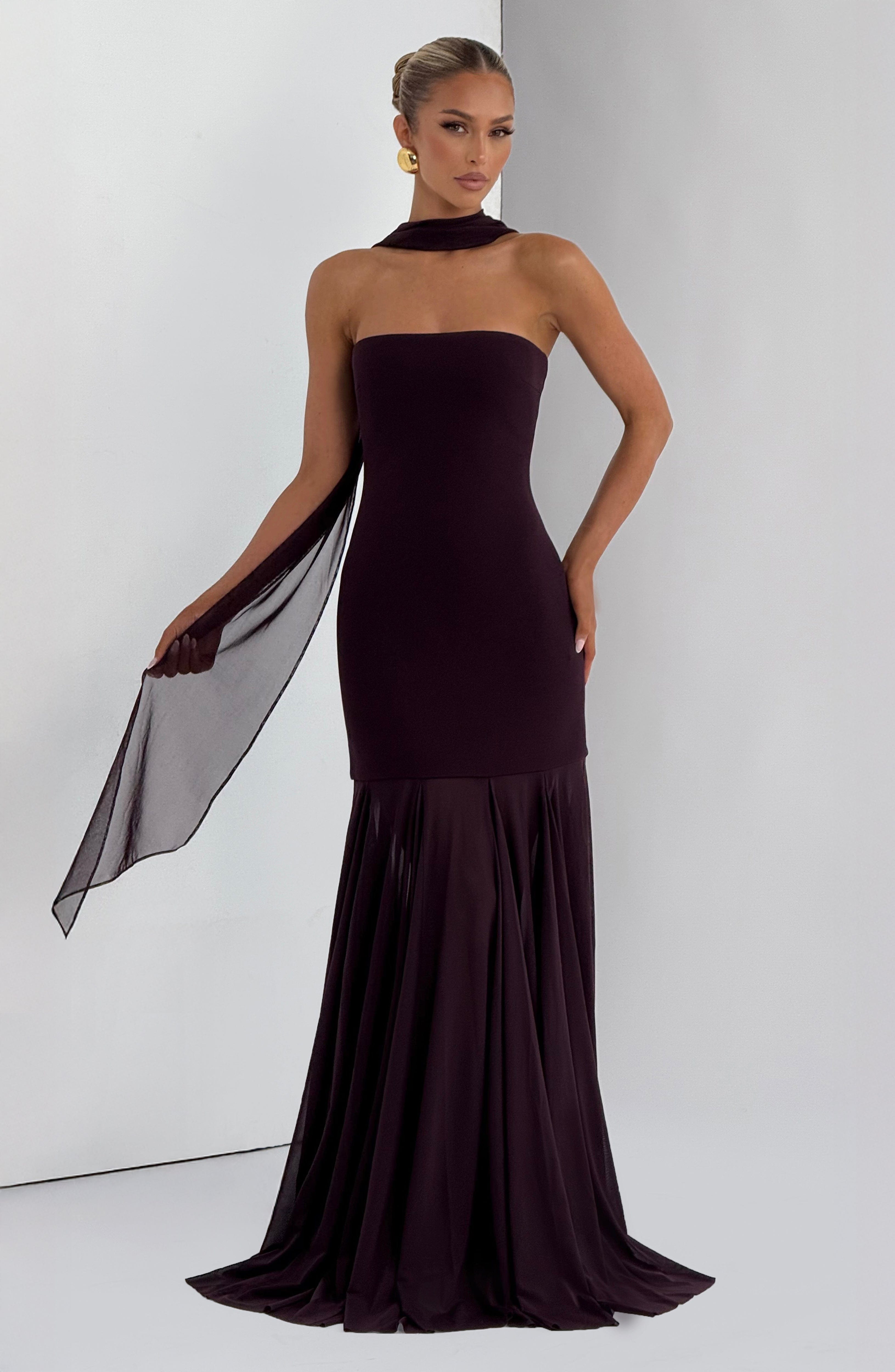 minilena Merritt Gown Plum