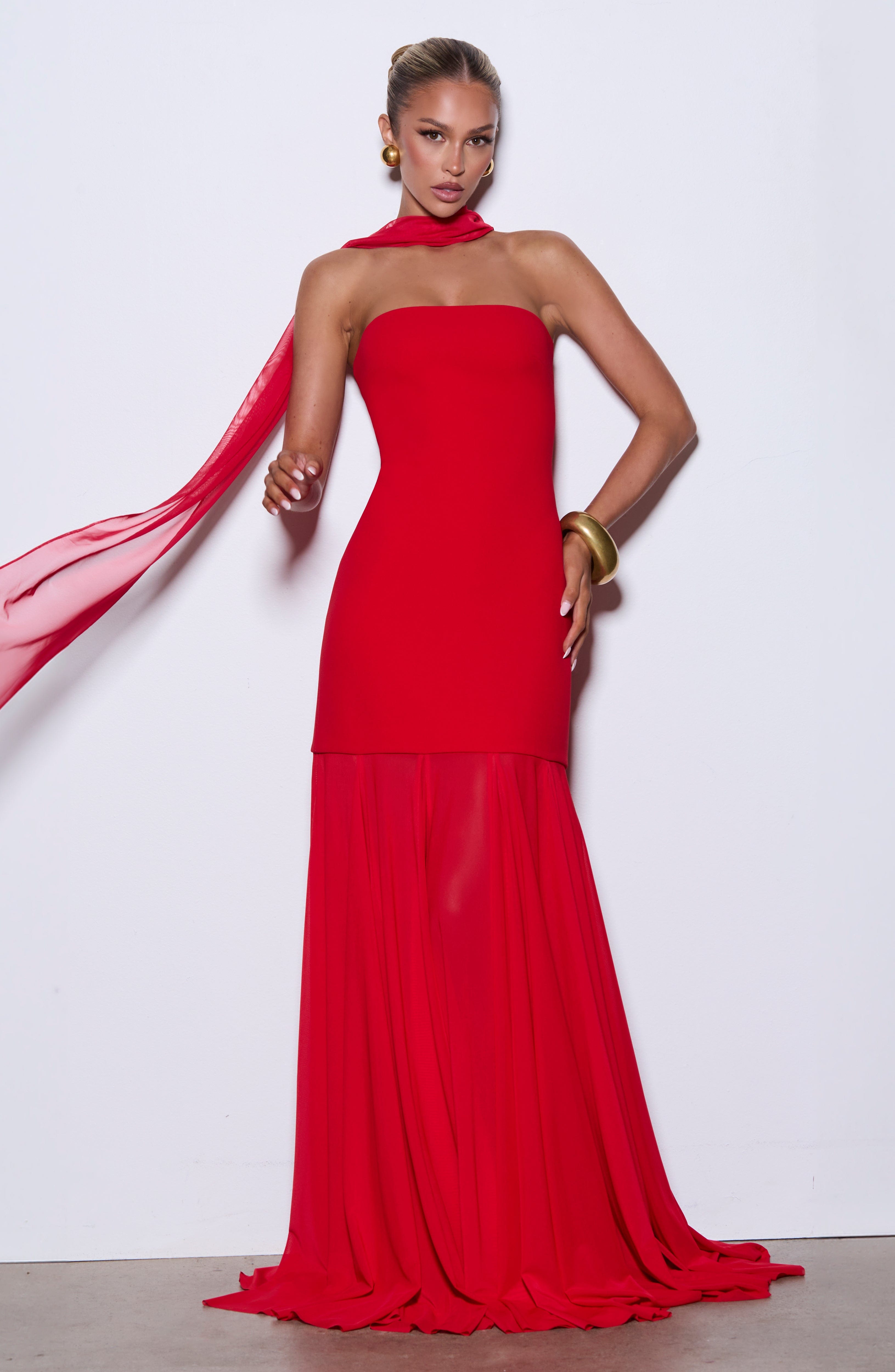 minilena Merritt Gown Red