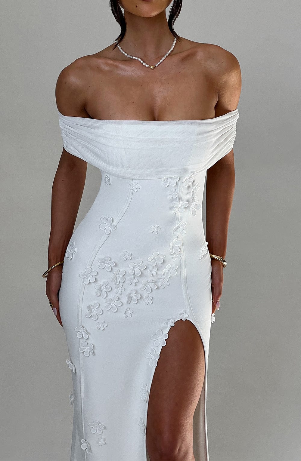 minilena Milani Maxi Dress Ivory