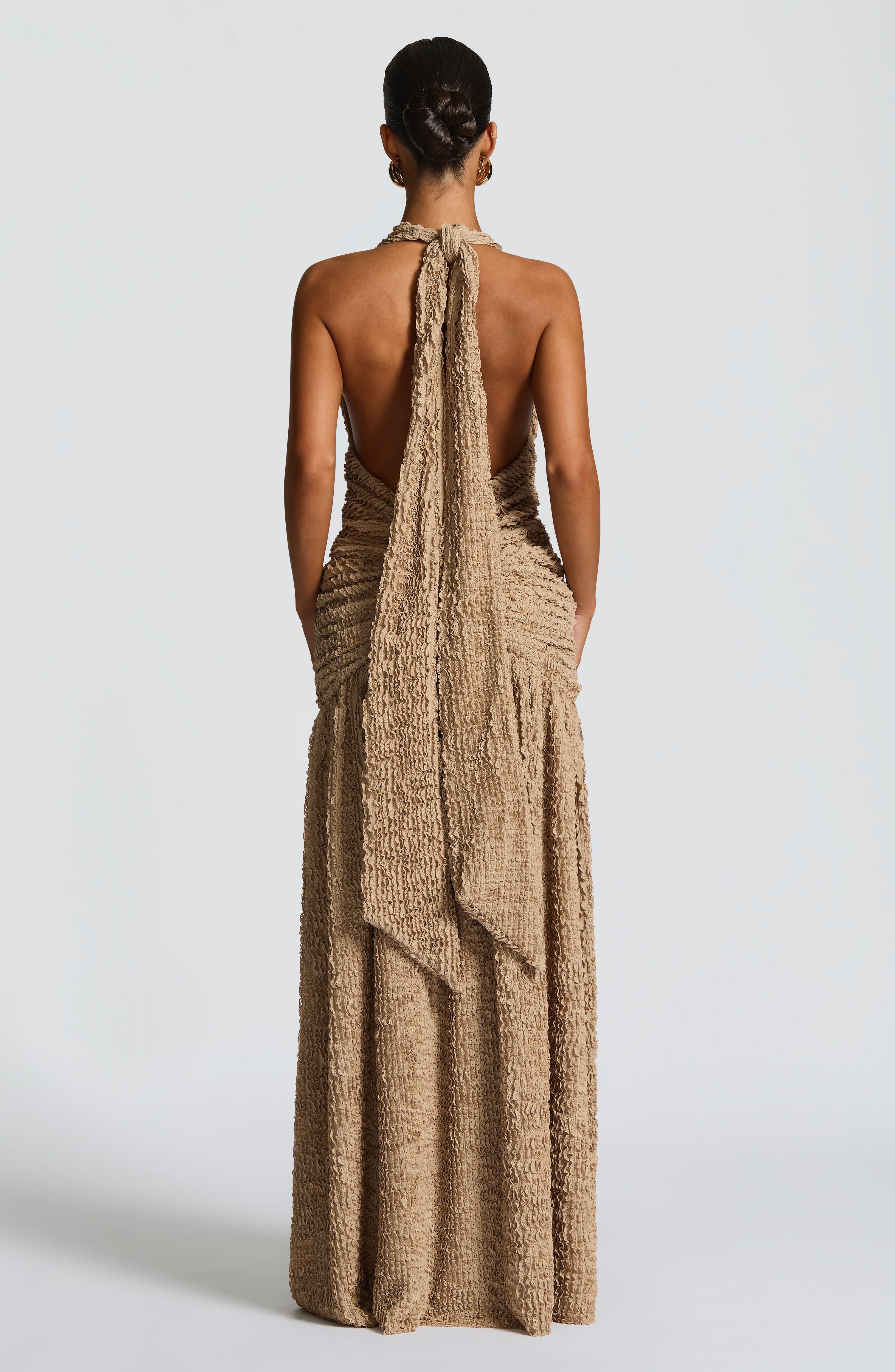 minilena Minerva Maxi Dress Beige
