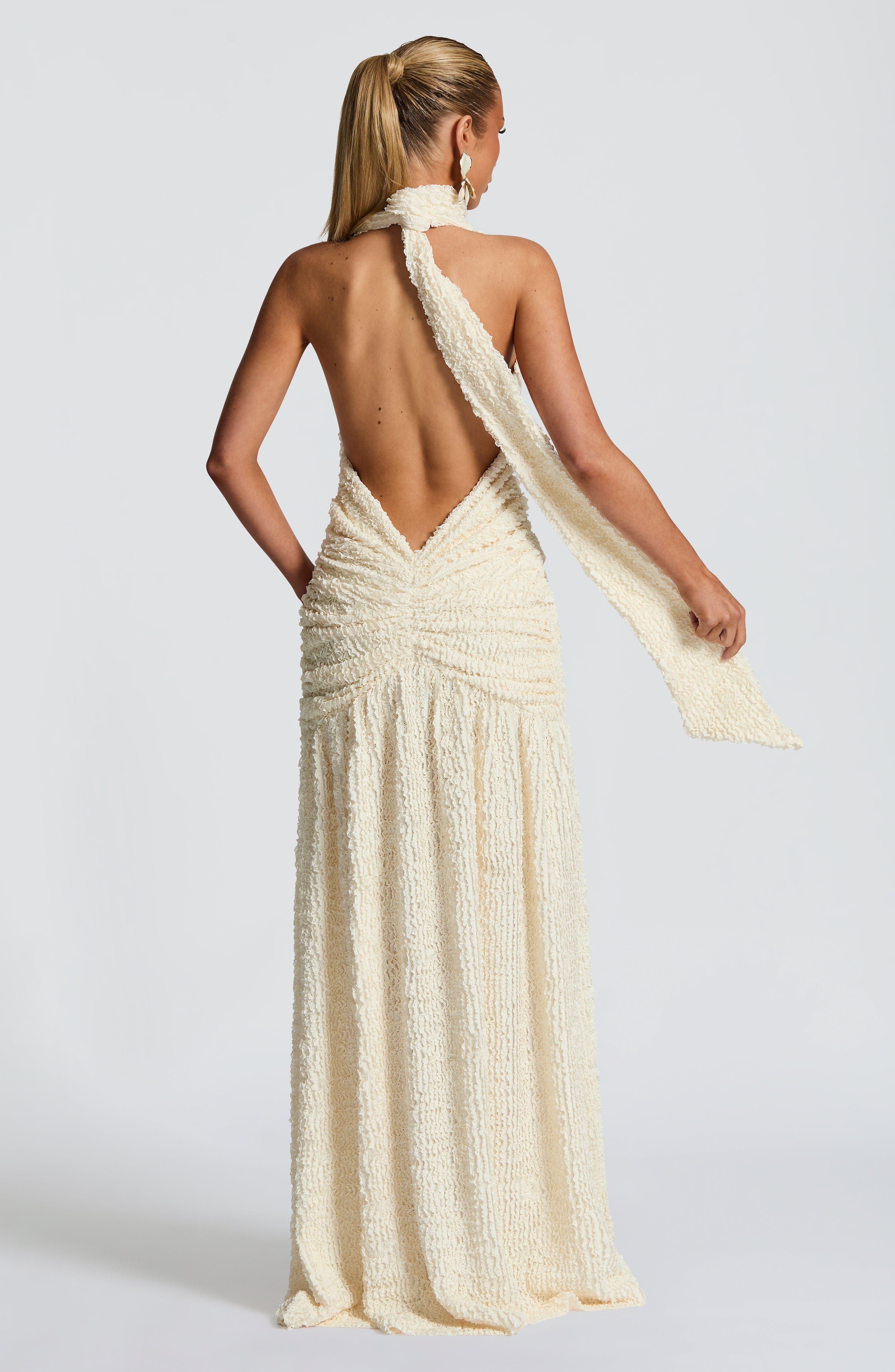 minilena Minerva Maxi Dress Ivory