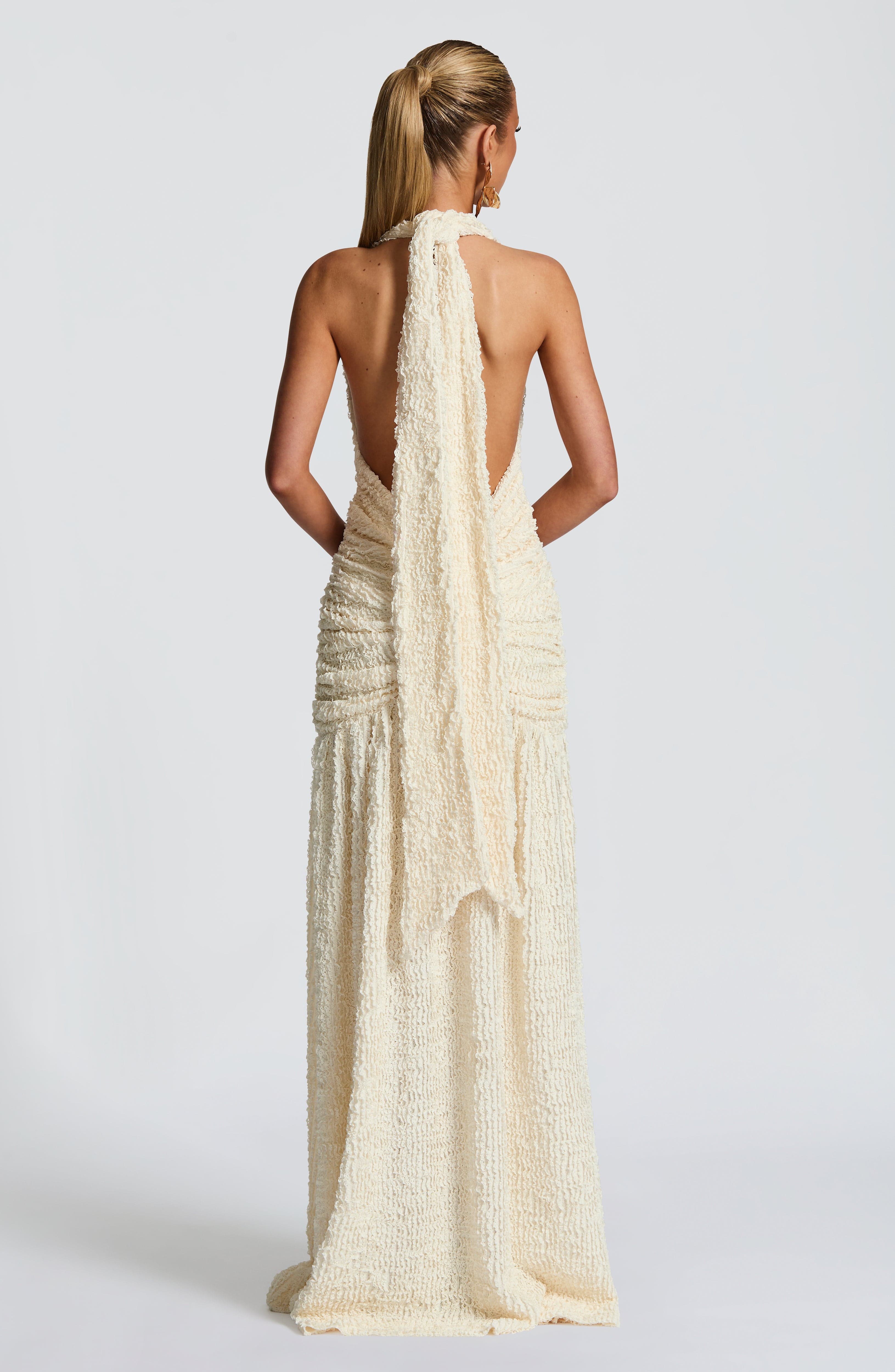 minilena Minerva Maxi Dress Ivory