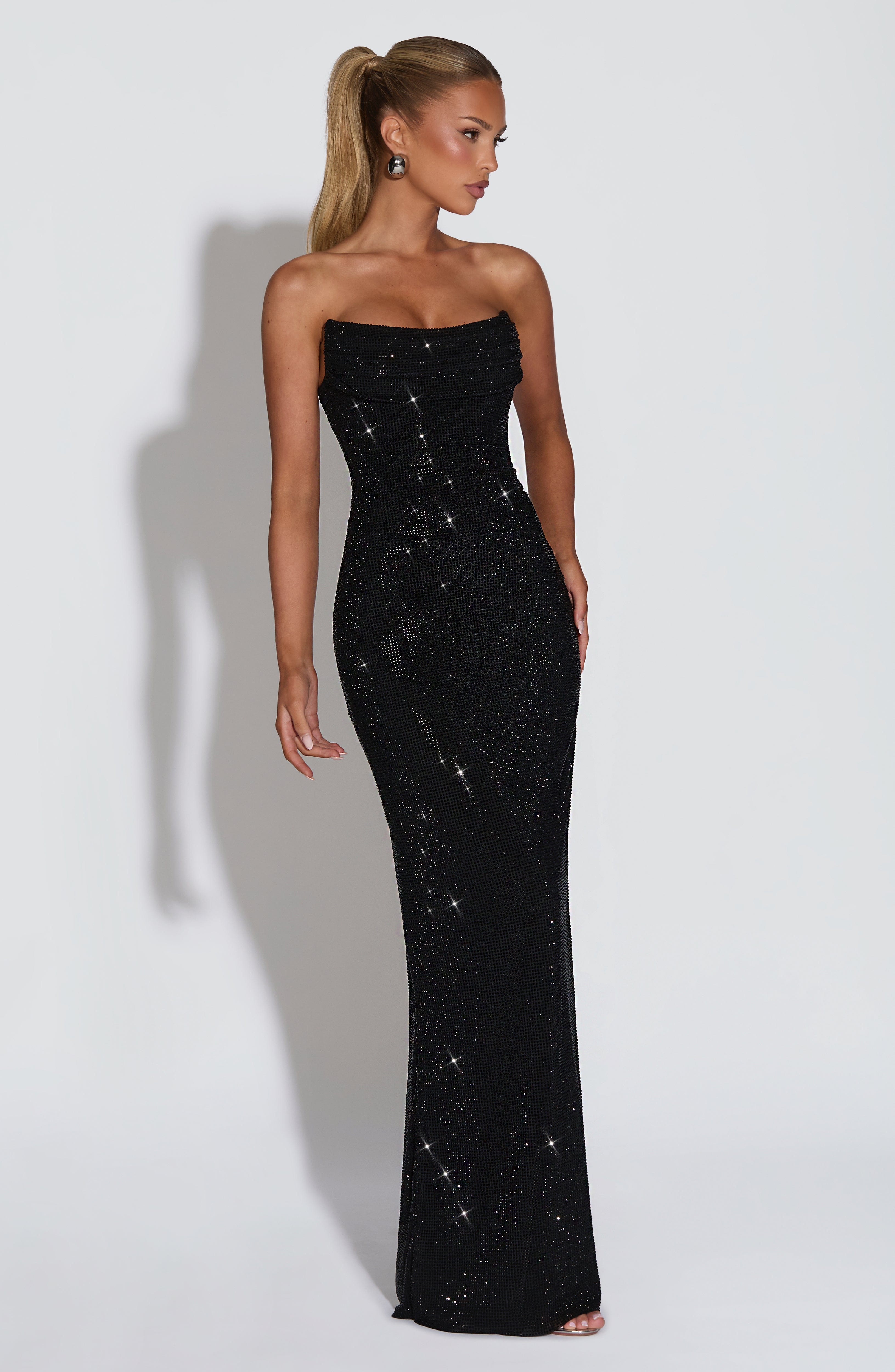minilena Mirabella Maxi Dress Black