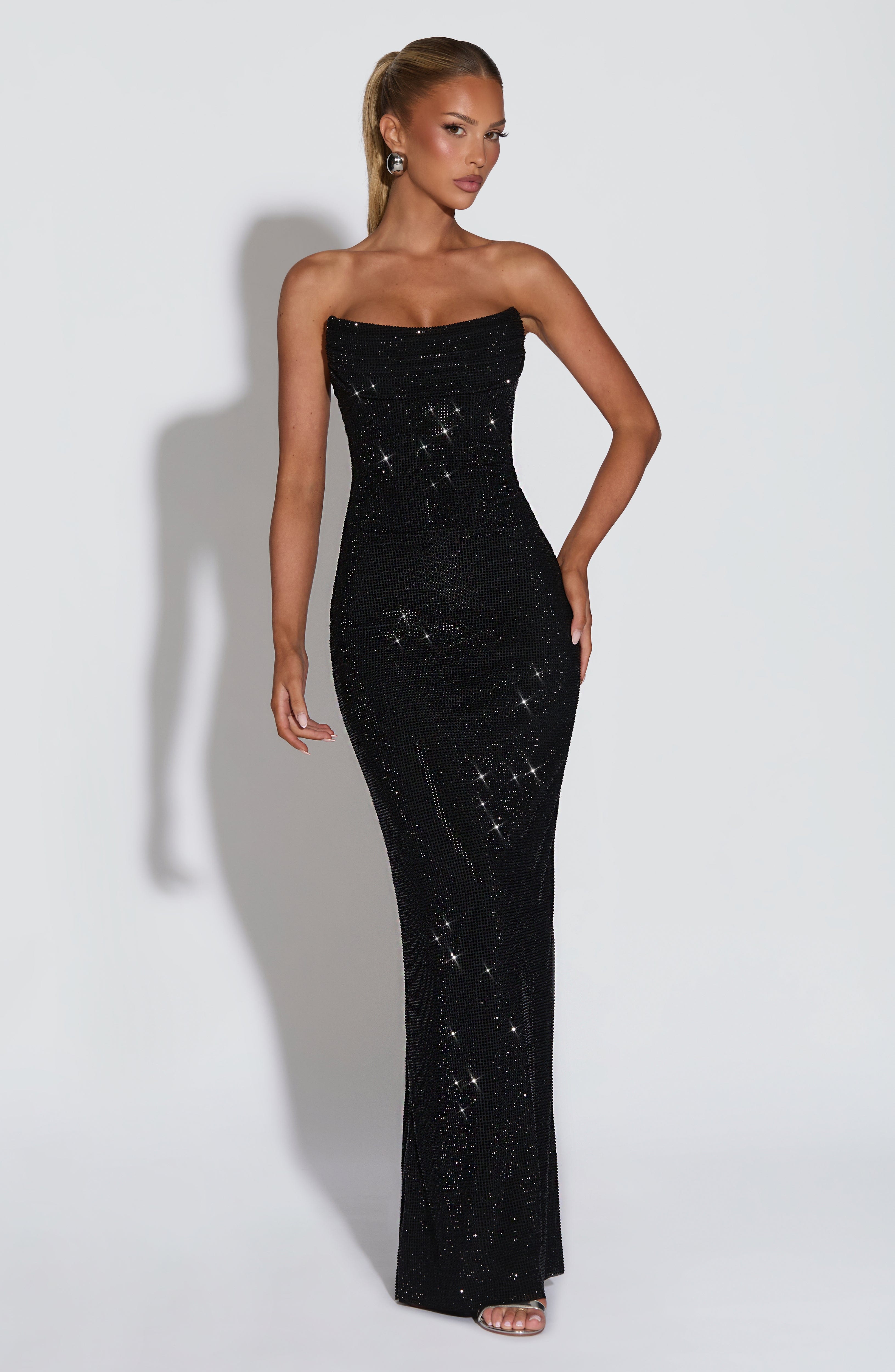 minilena Mirabella Maxi Dress Black