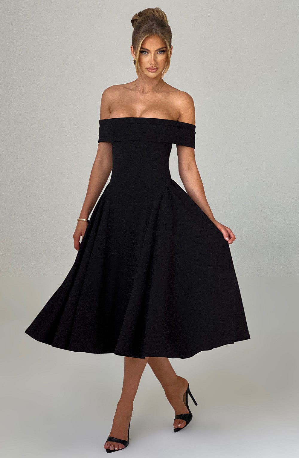 minilena Miranda Midi Dress Black