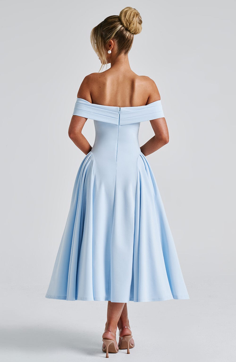minilena Miranda Midi Dress Blue