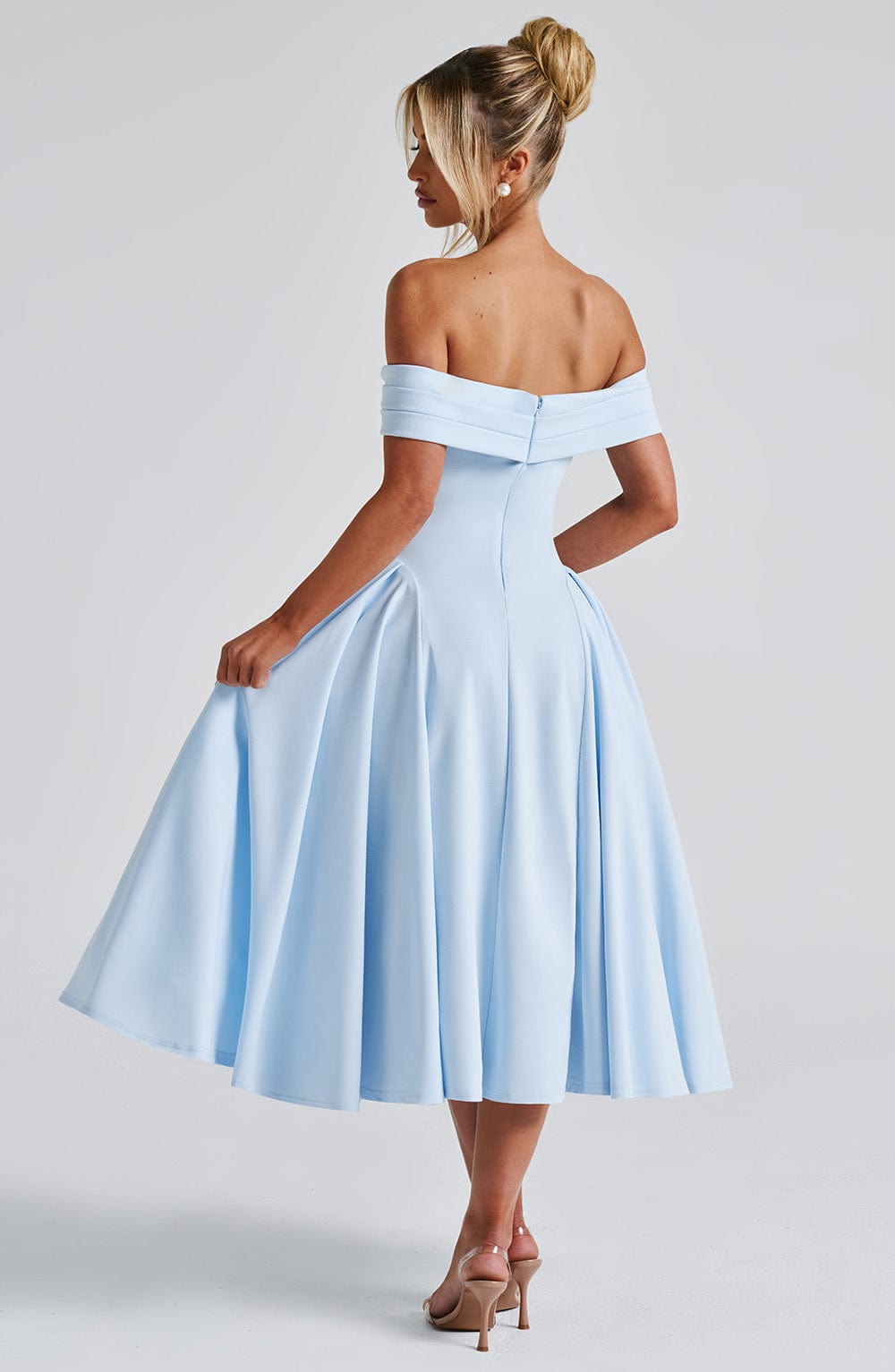 minilena Miranda Midi Dress Blue