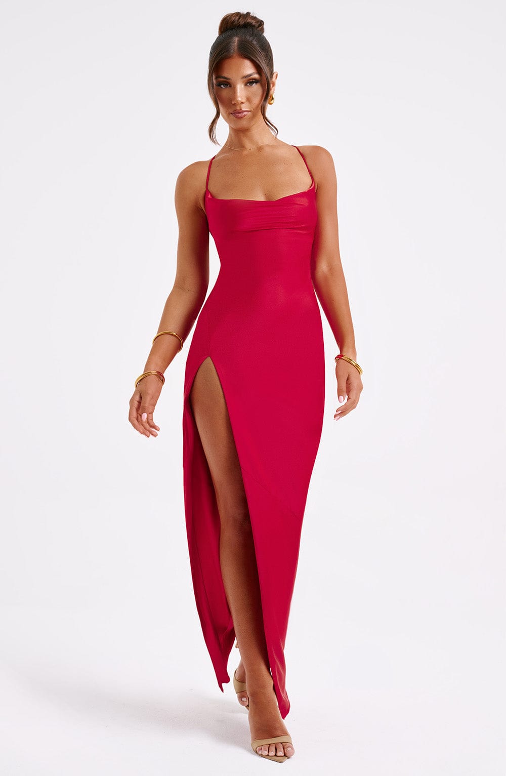 minilena Misha Maxi Dress Red