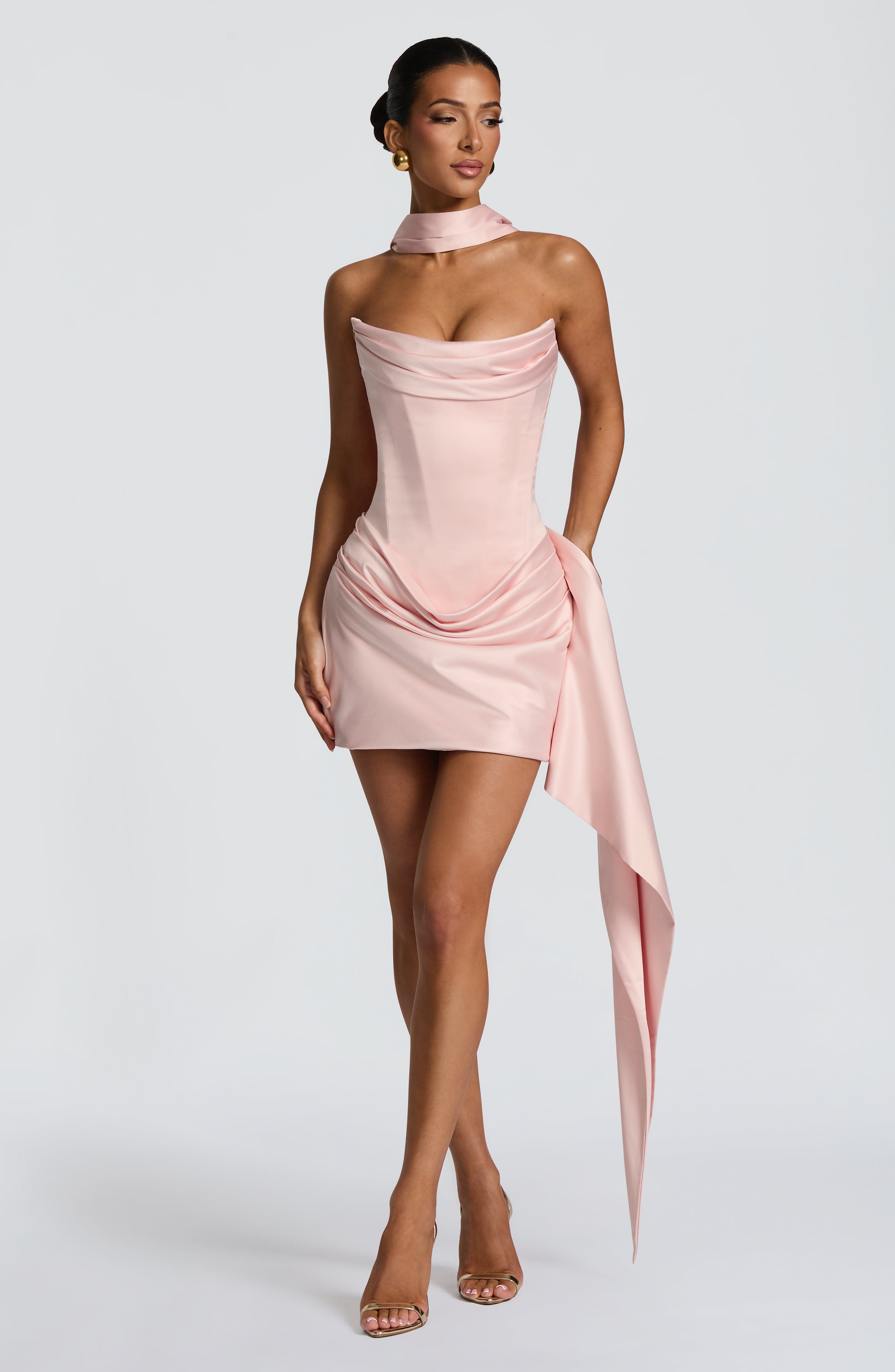 minilena Mona Mini Dress Blush