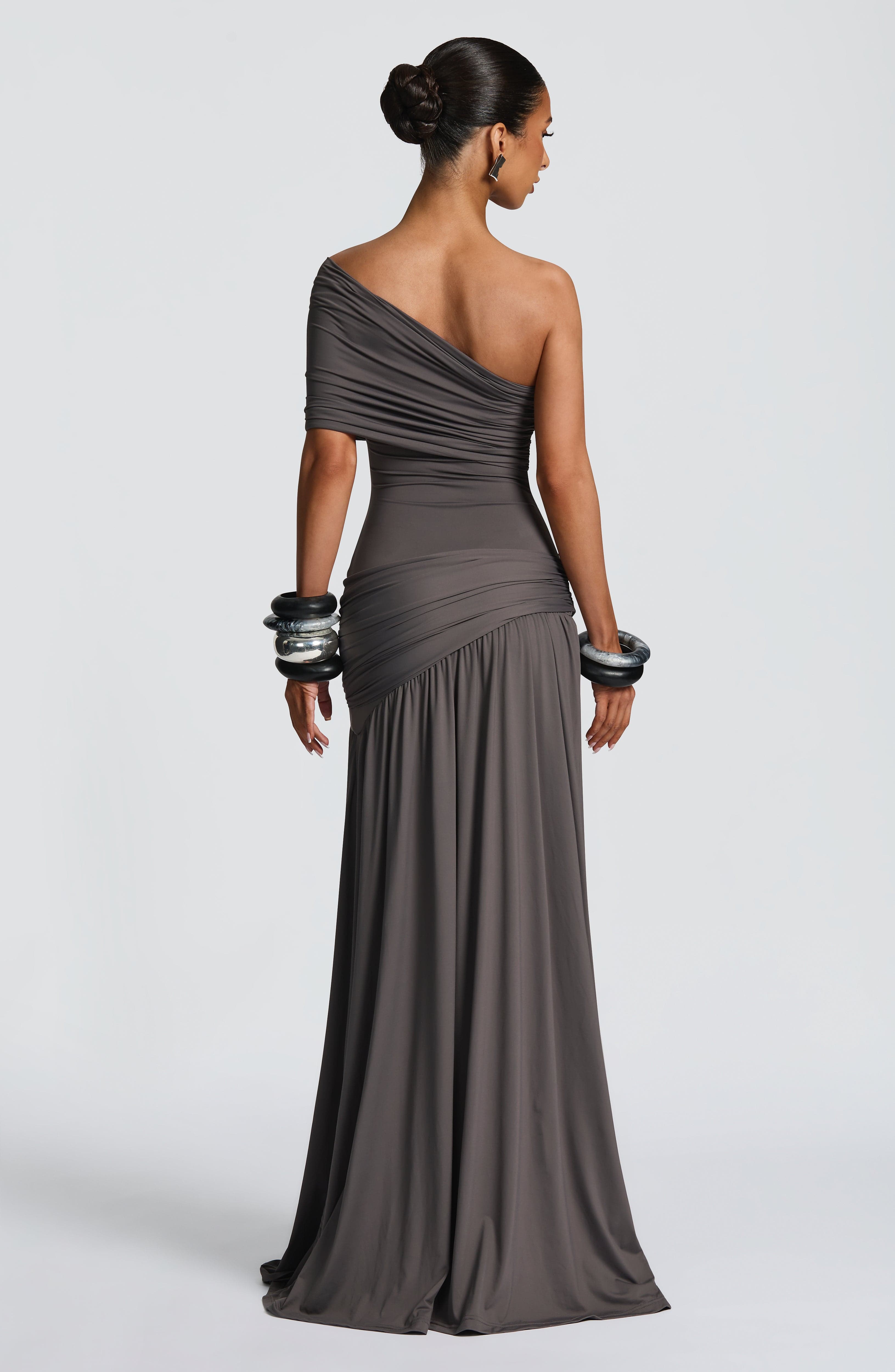 minilena Monica Maxi Dress Charcoal