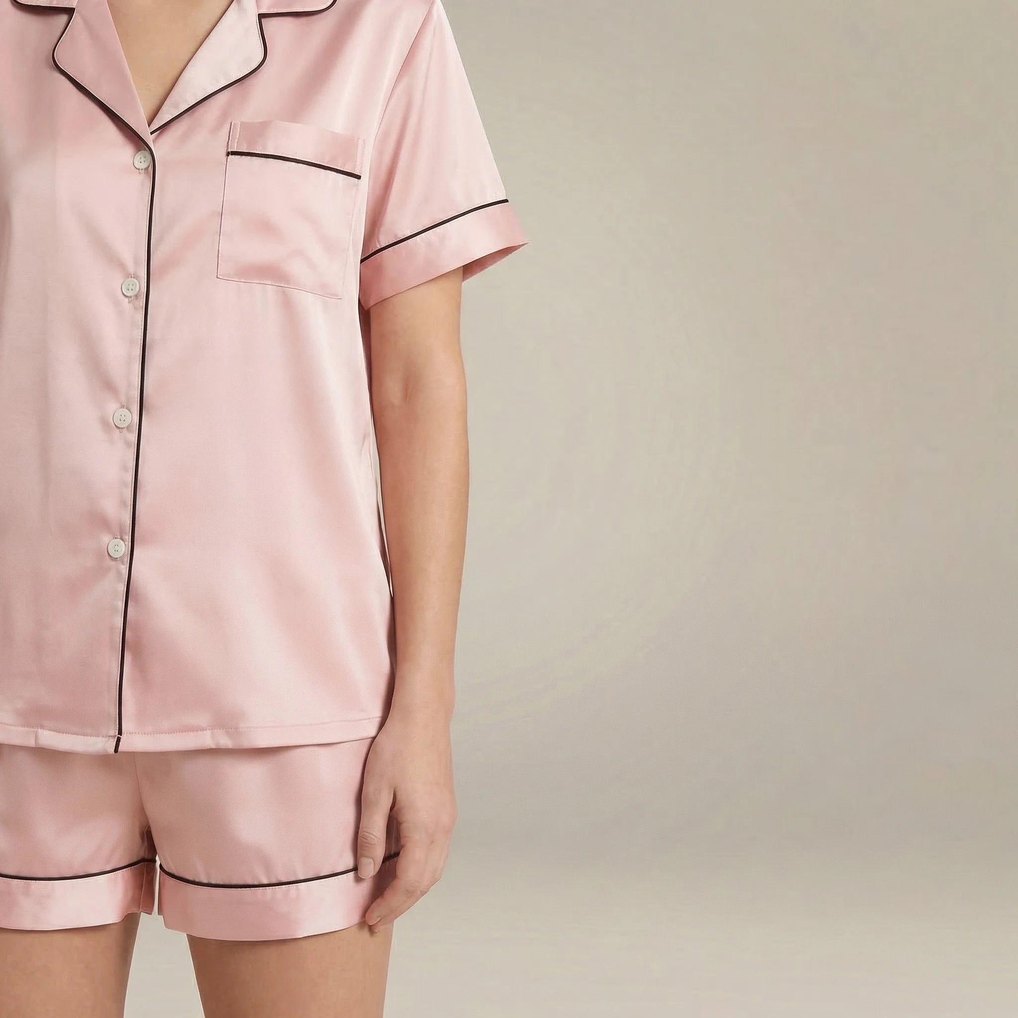 minilena Short Satin Pyjama Set