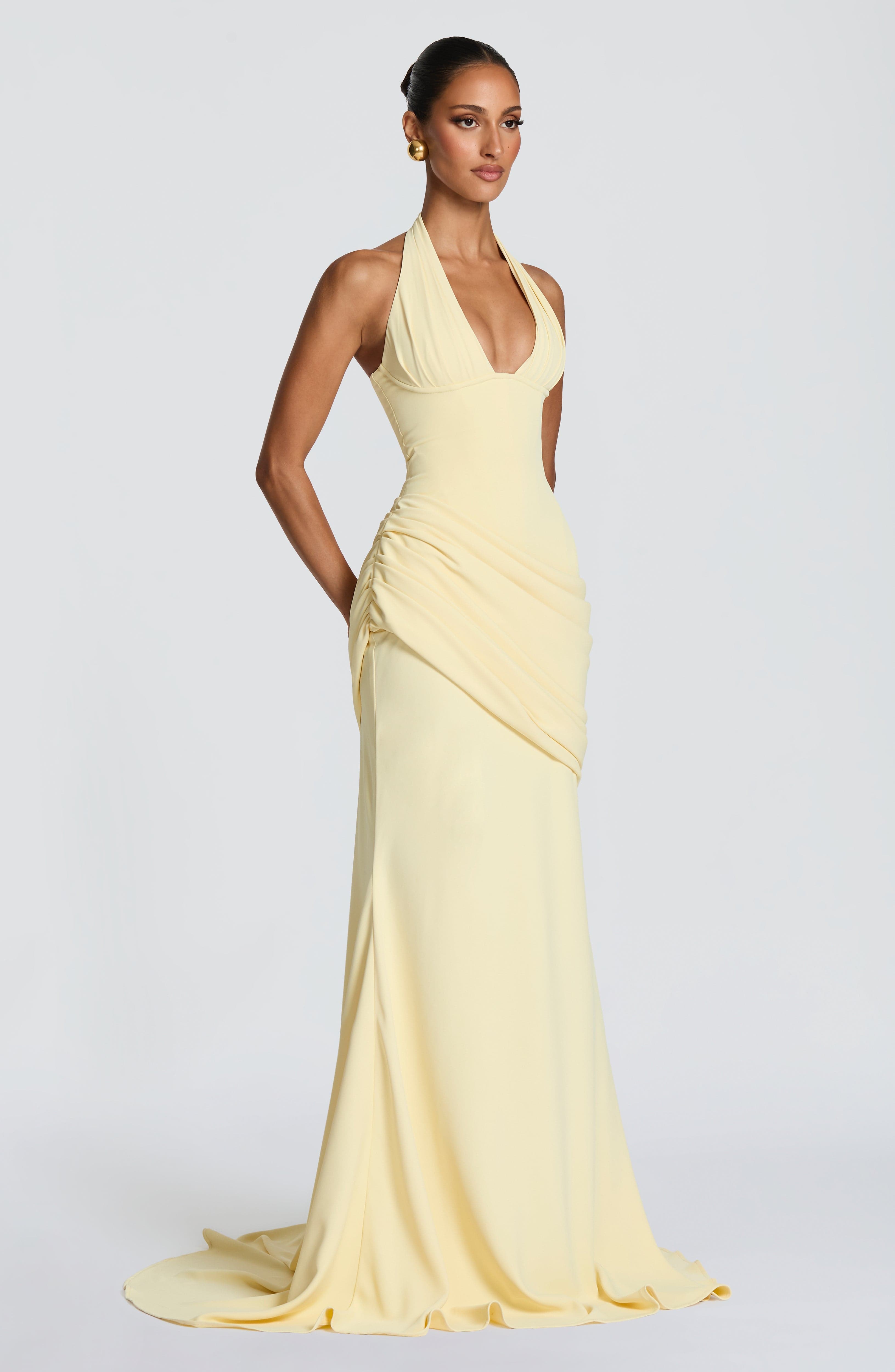 minilena Nehemia Gown Lemon