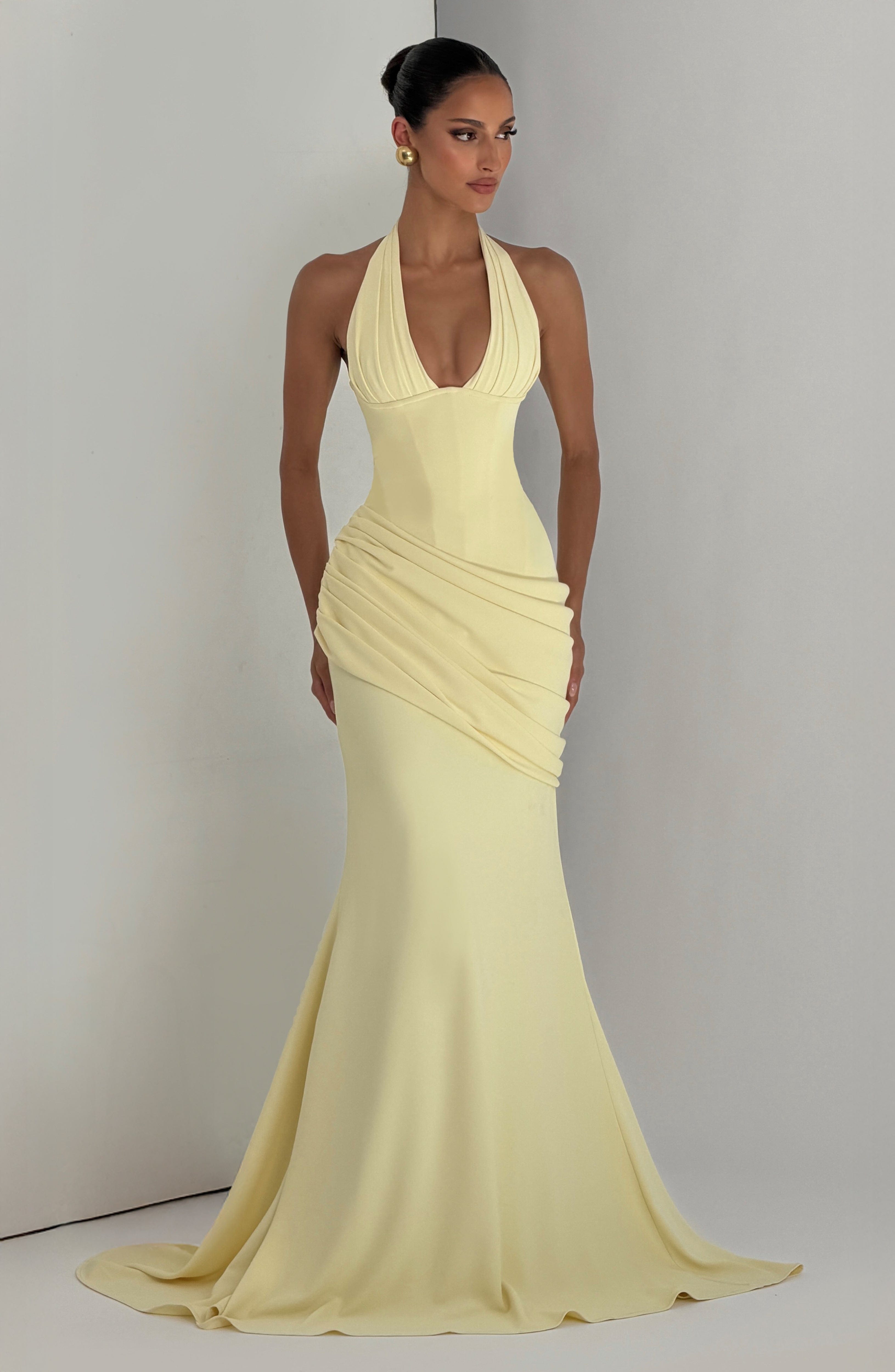 minilena Nehemia Gown Lemon
