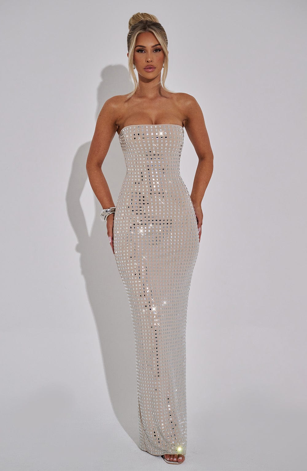 minilena Neriah Maxi Dress Nude