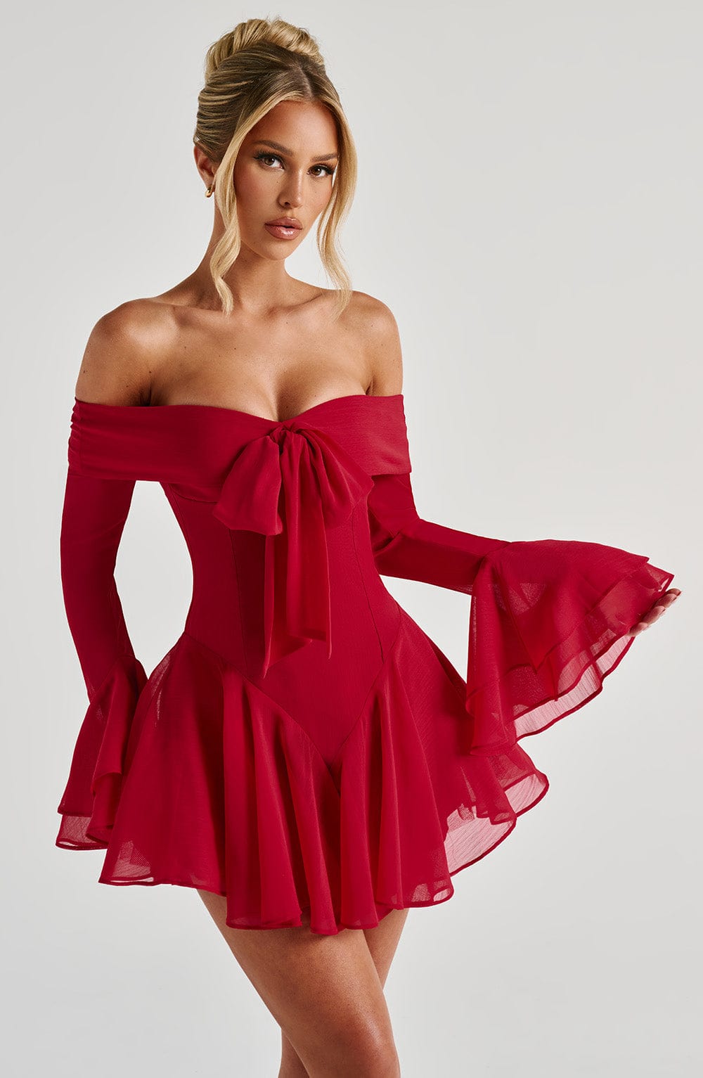 minilena Nerissa Playsuit Red