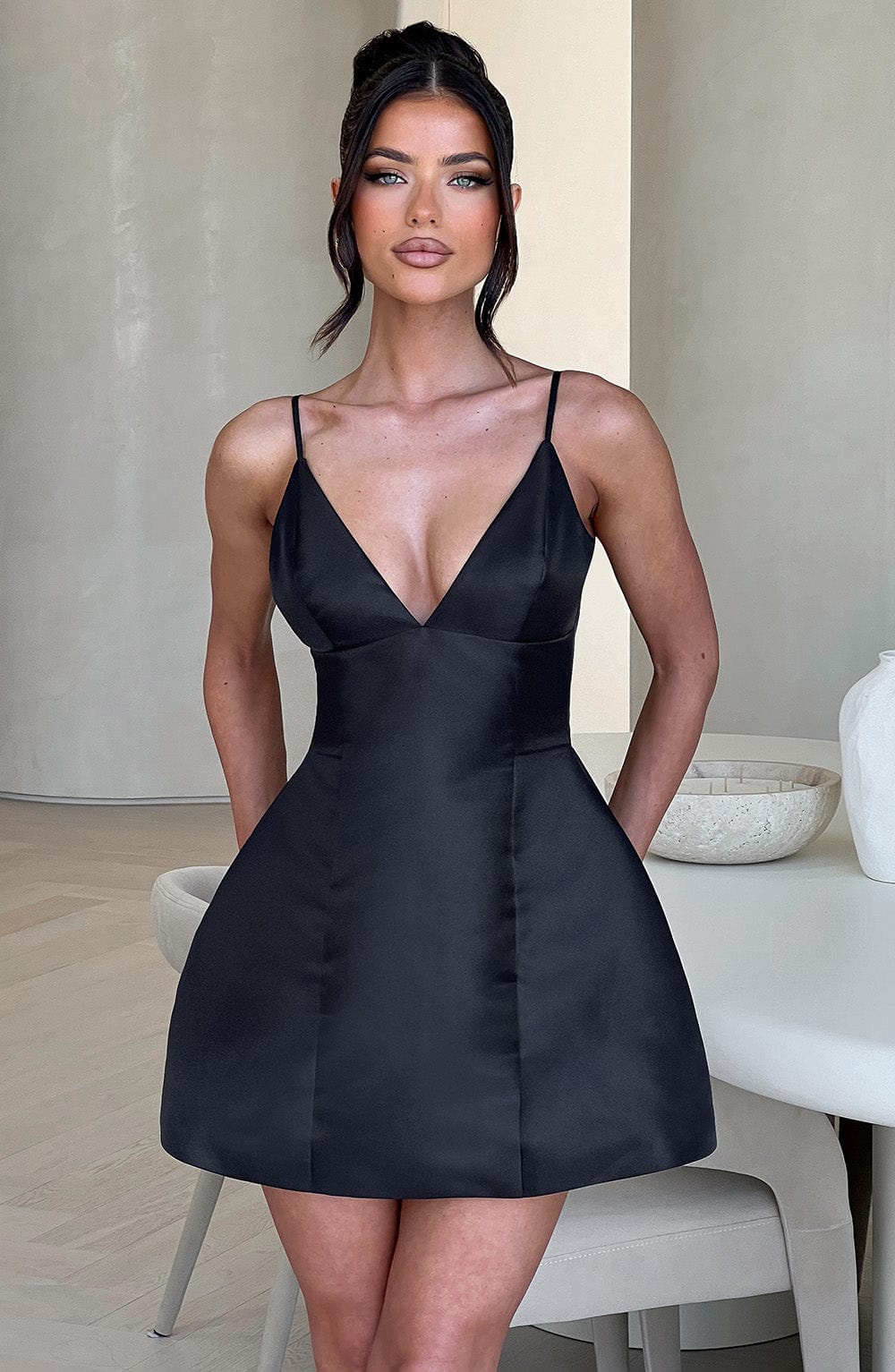 minilena Nicole Mini Dress Black