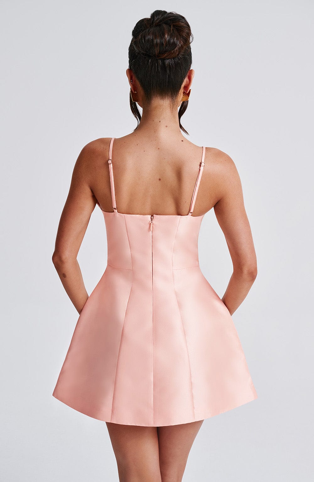 minilena Nicole Mini Dress Peach