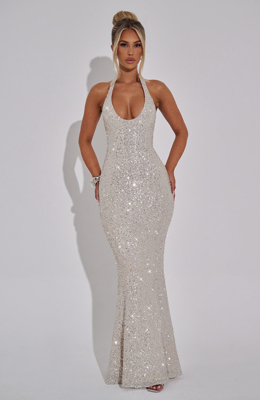 minilena Odette Maxi Dress Champagne
