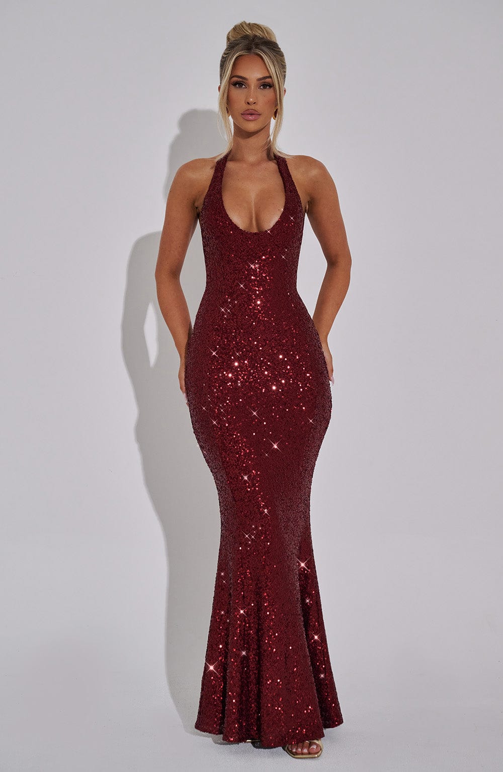 minilena Odette Maxi Dress Wine