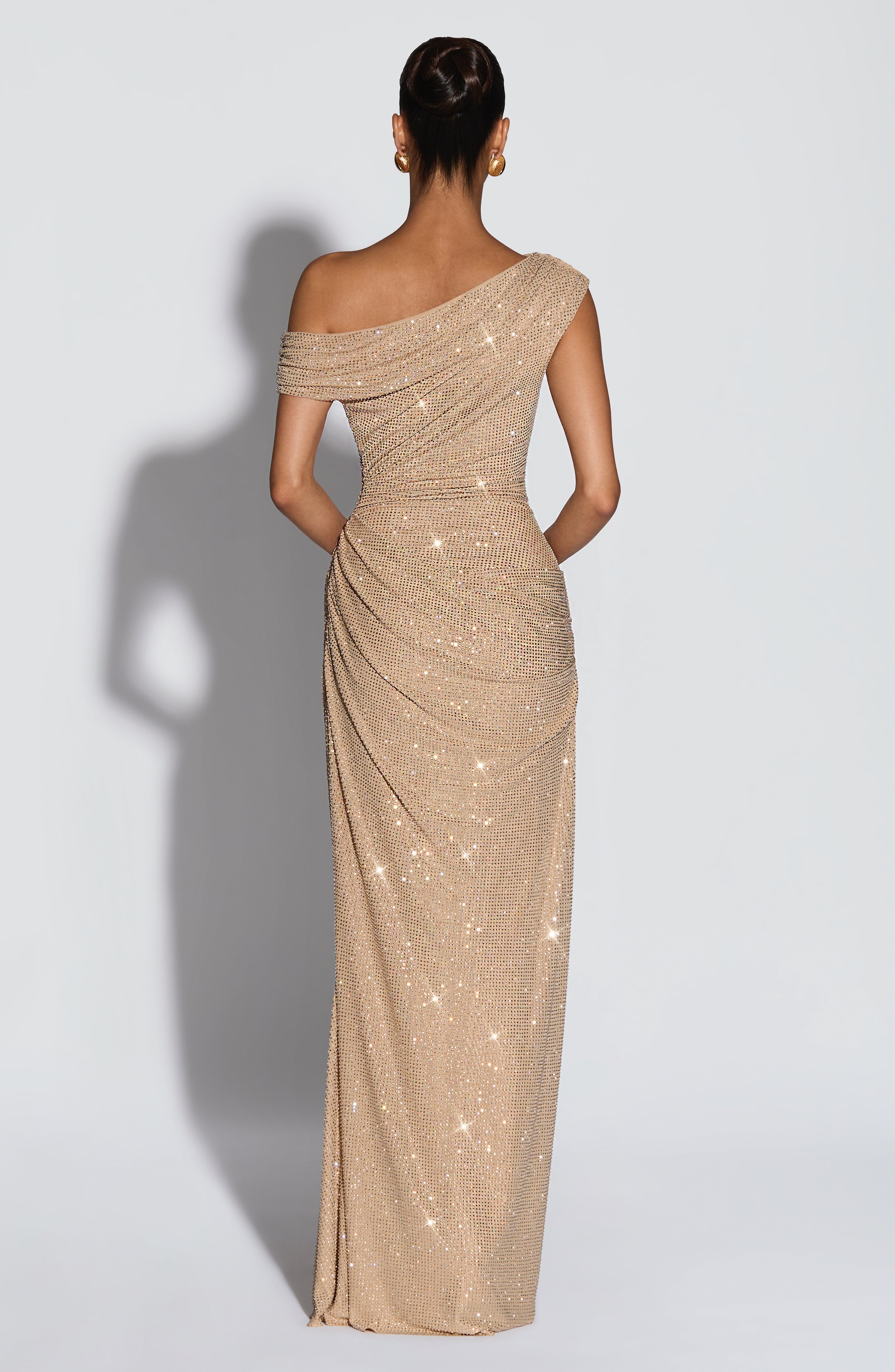 minilena Ottilie Maxi Dress Gold