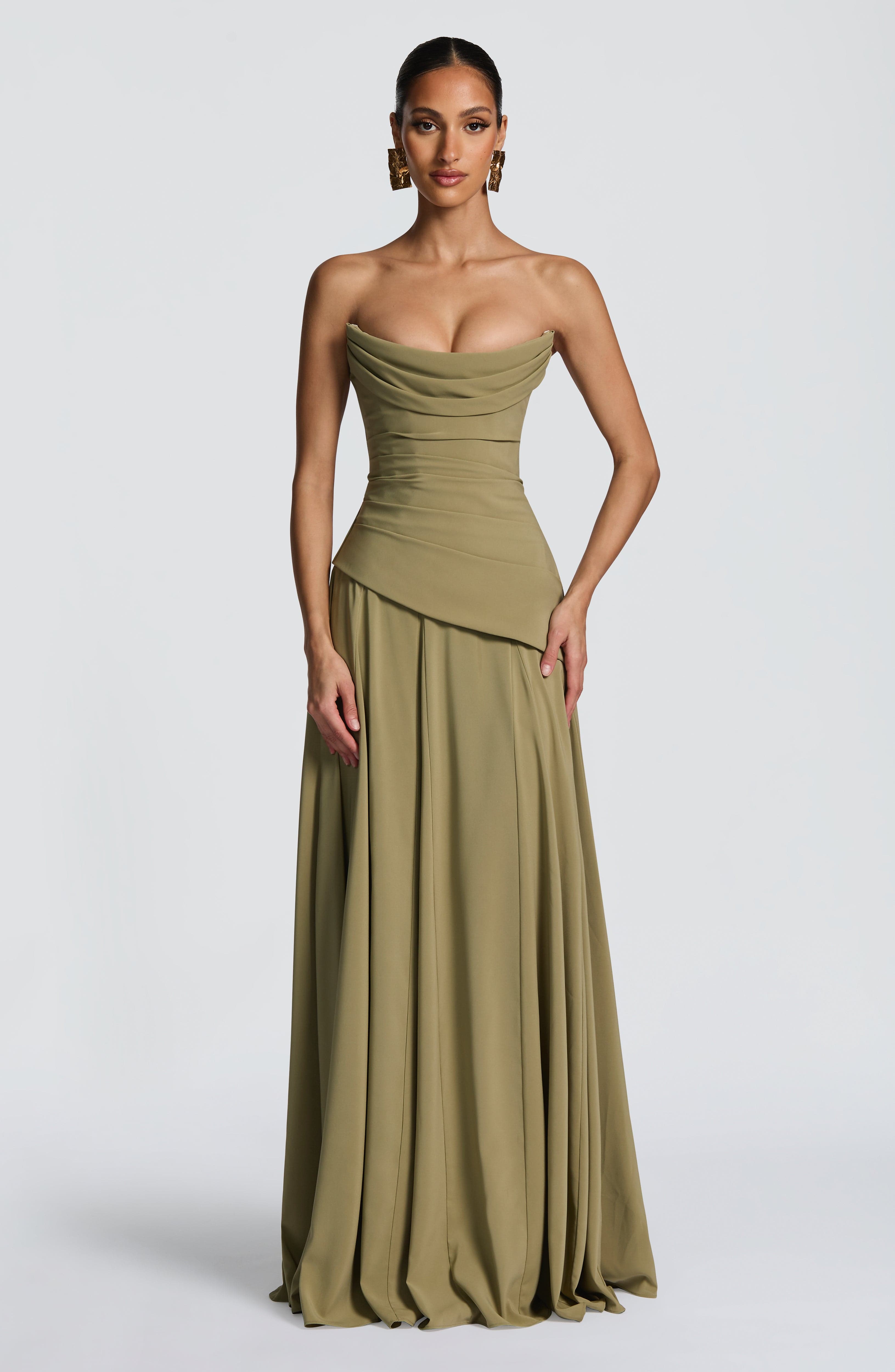 minilena Patricia Maxi Dress Sage
