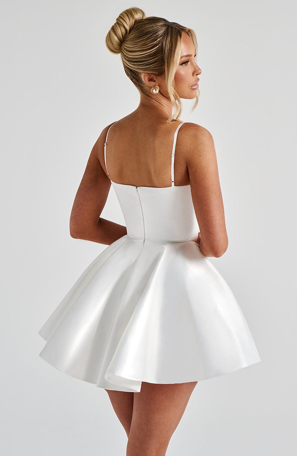 minilena Poppy Mini Dress Ivory