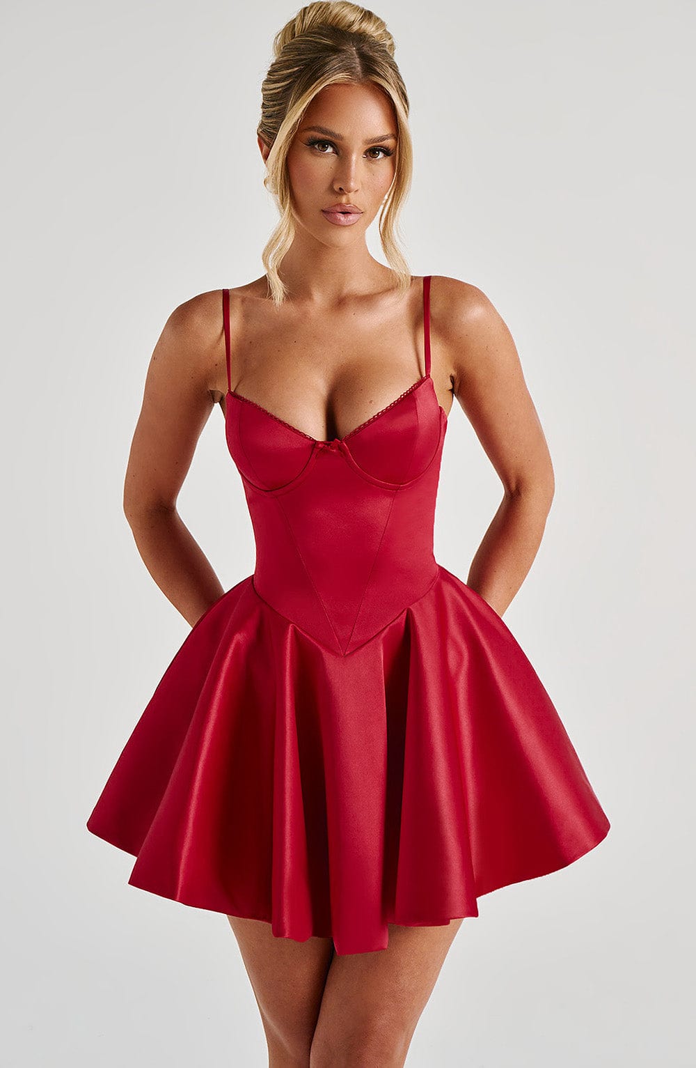 minilena Poppy Mini Dress Red