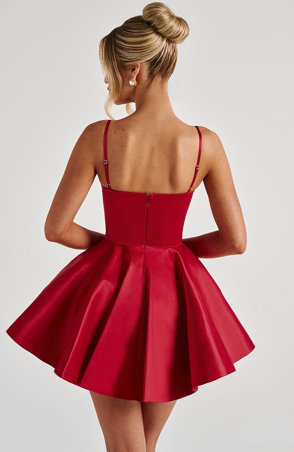 minilena Poppy Mini Dress Red