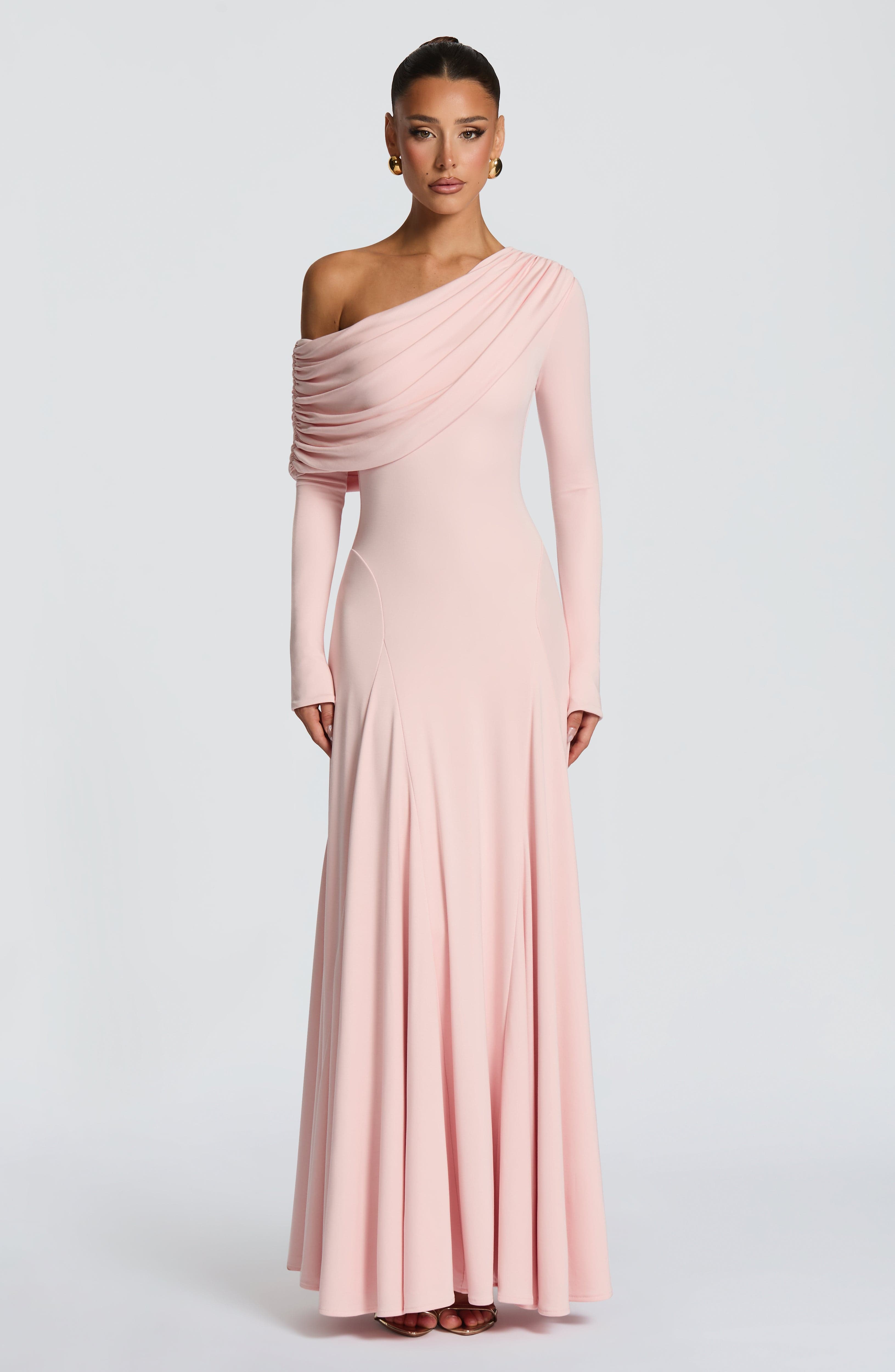 minilena Rafaela Maxi Dress Soft Blush