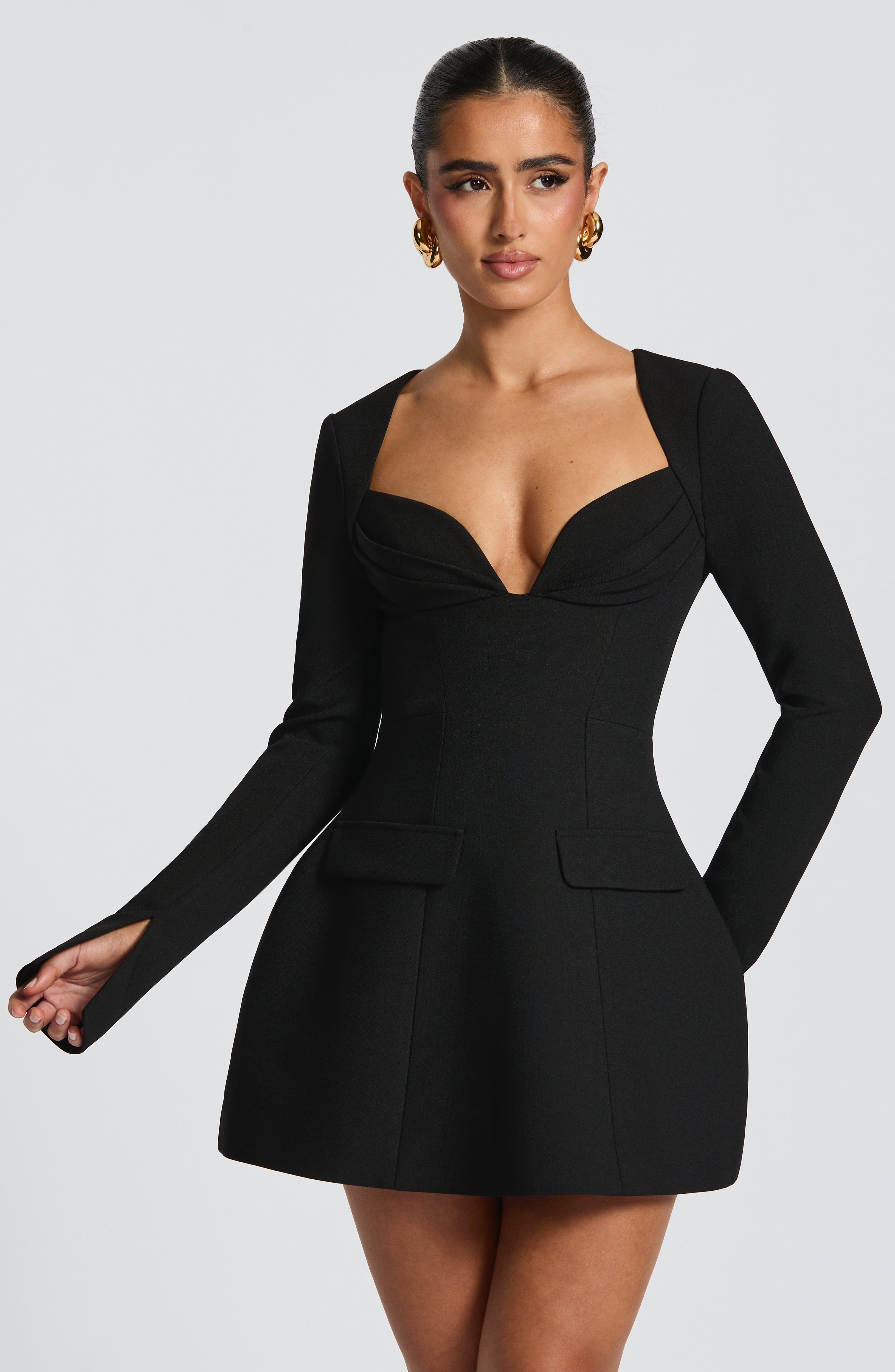 minilena Regina Mini Dress Black