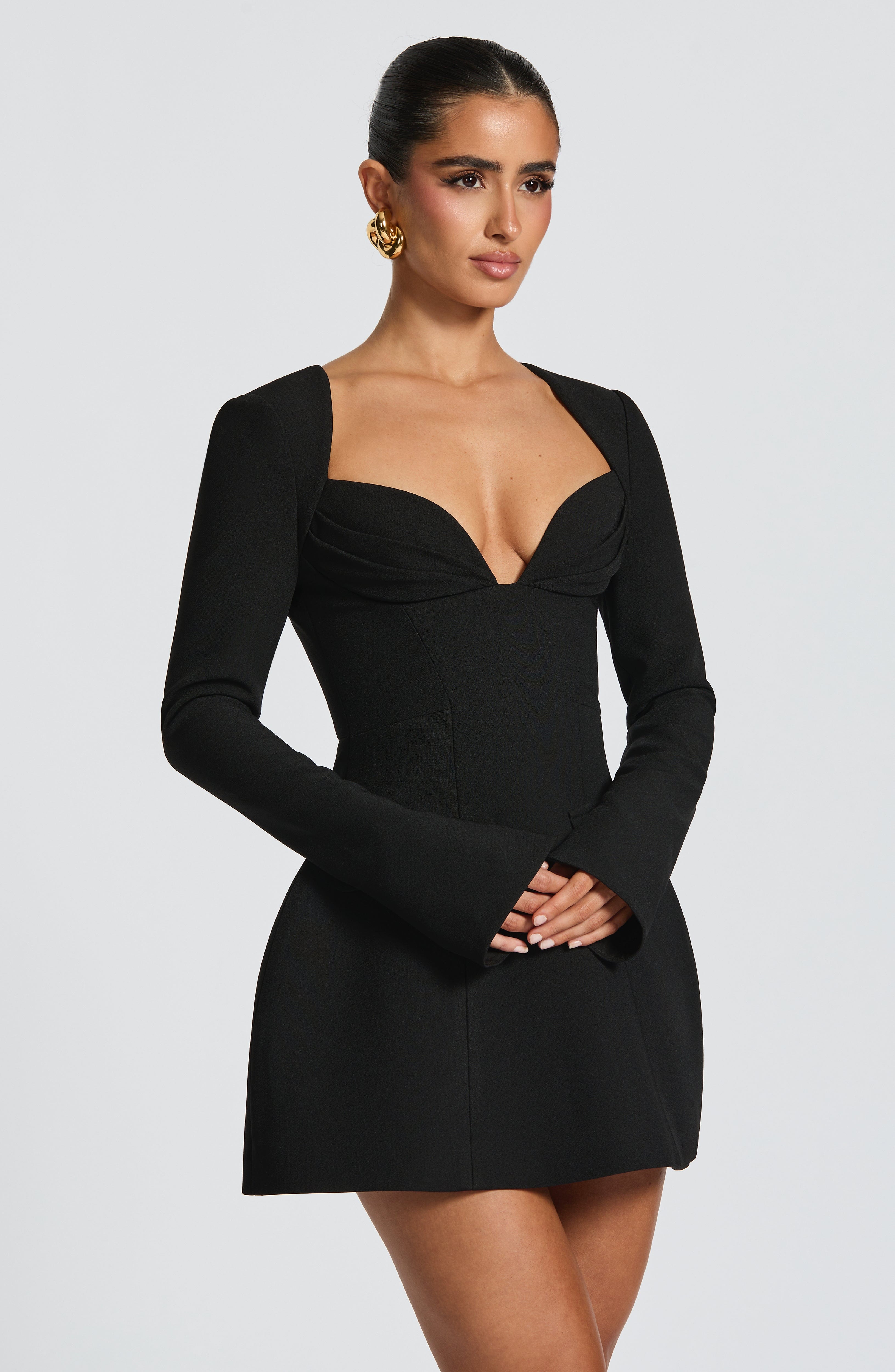 minilena Regina Mini Dress Black