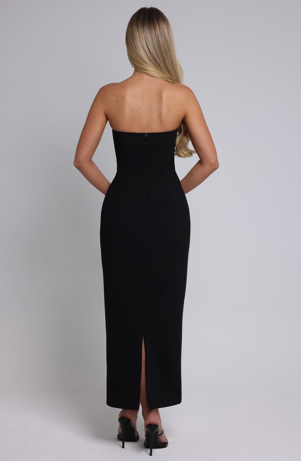 minilena Roxanne Midaxi Dress Black