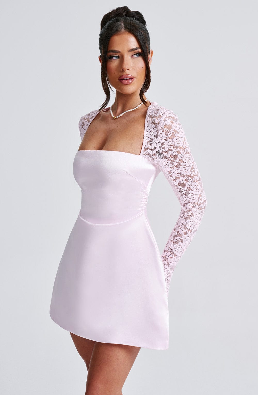 minilena Sadie Mini Dress Blush