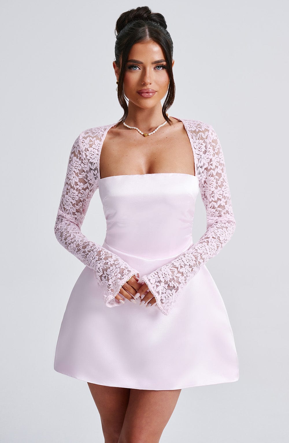 minilena Sadie Mini Dress Blush