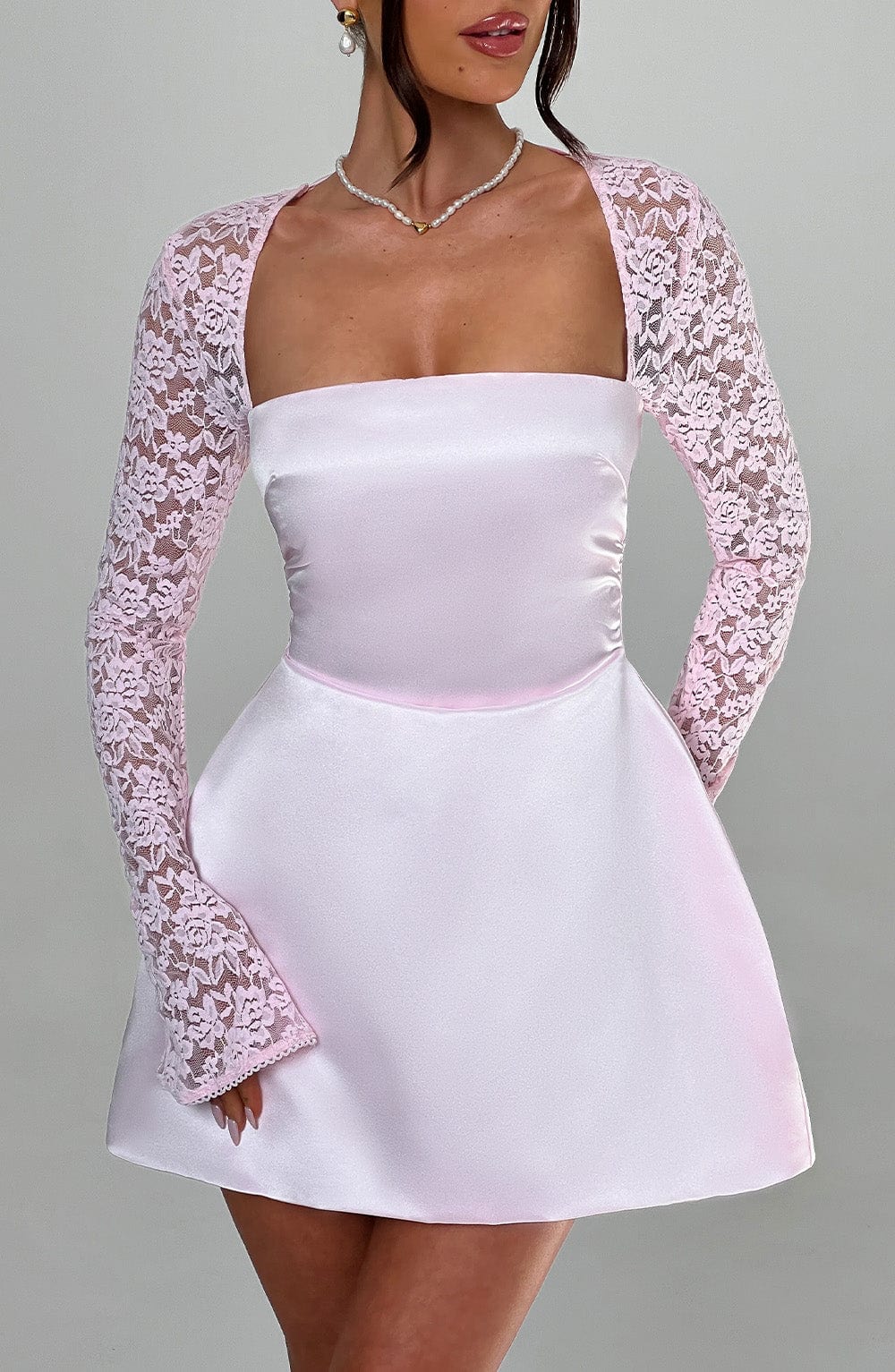 minilena Sadie Mini Dress Blush