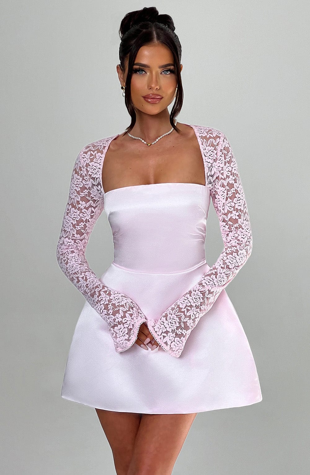 minilena Sadie Mini Dress Blush
