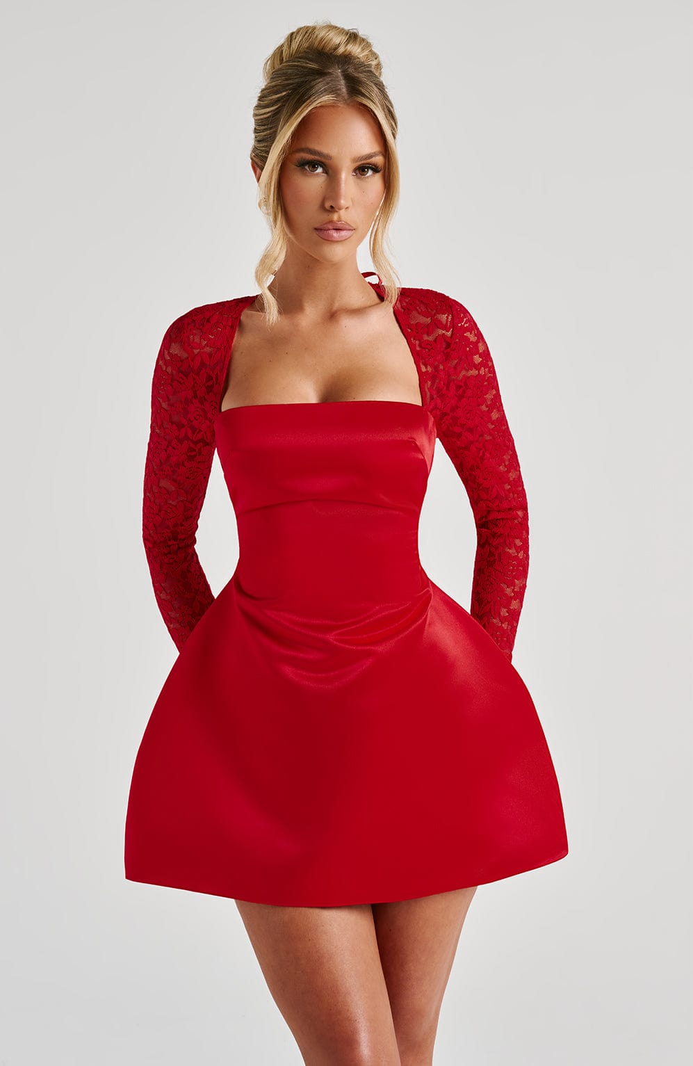 minilena Sadie Mini Dress Red