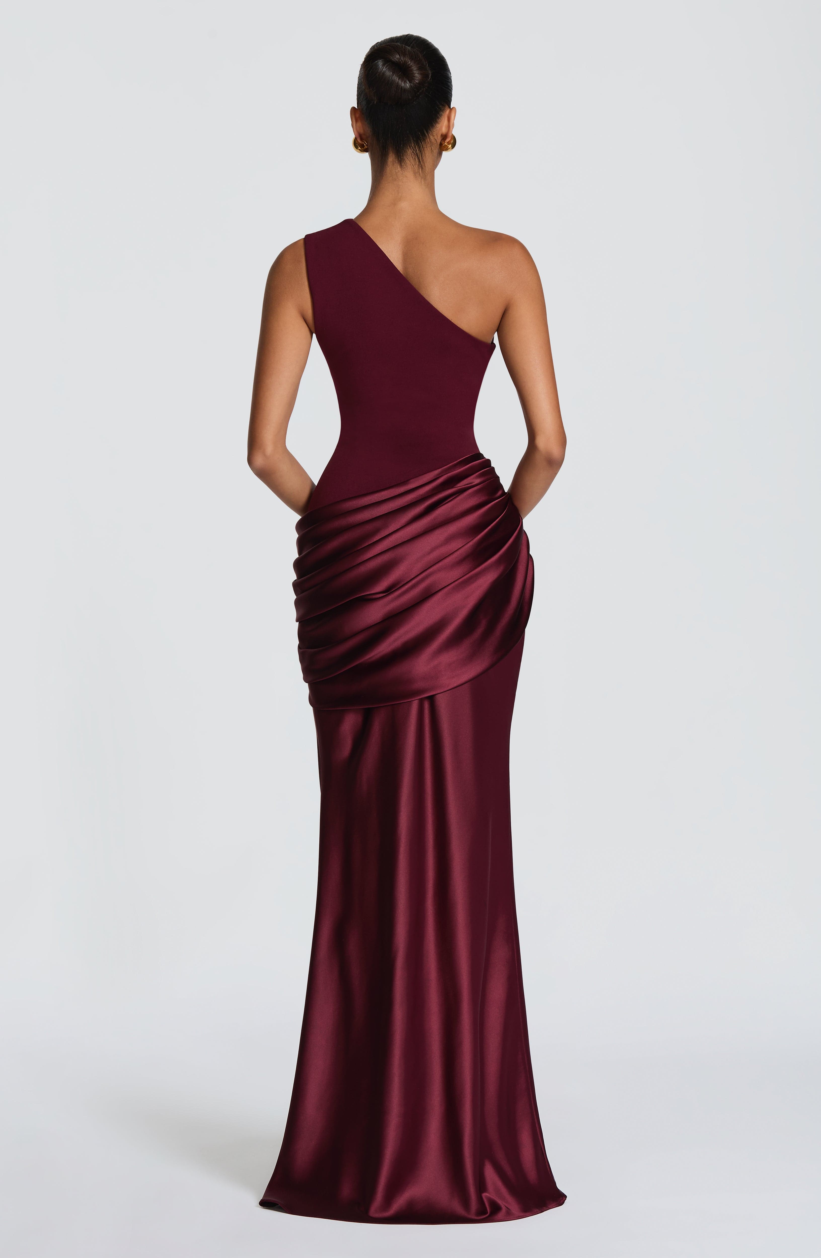 minilena Sadona Maxi Dress Cherry Lacquer
