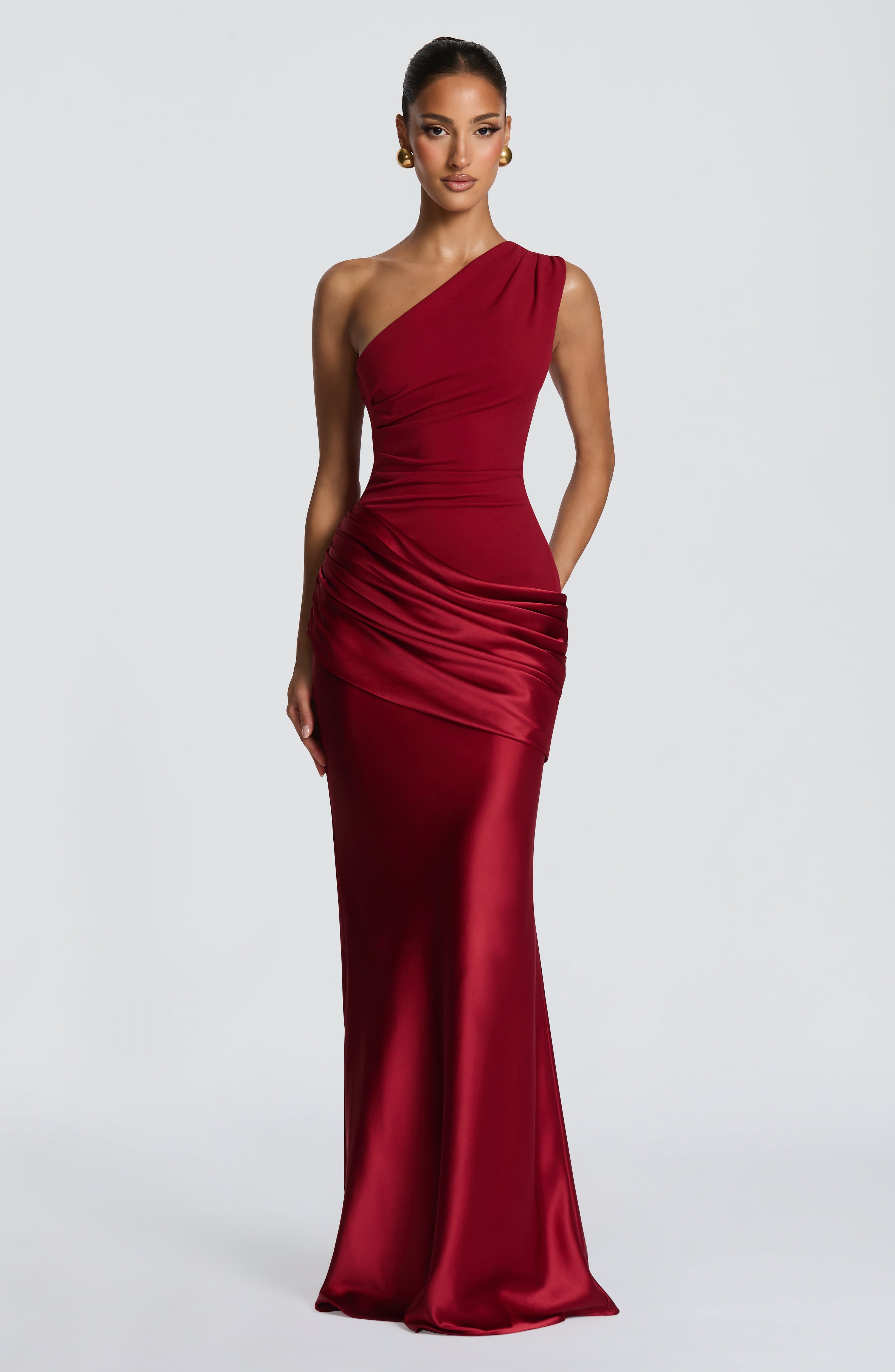 minilena Sadona Maxi Dress Deep Red