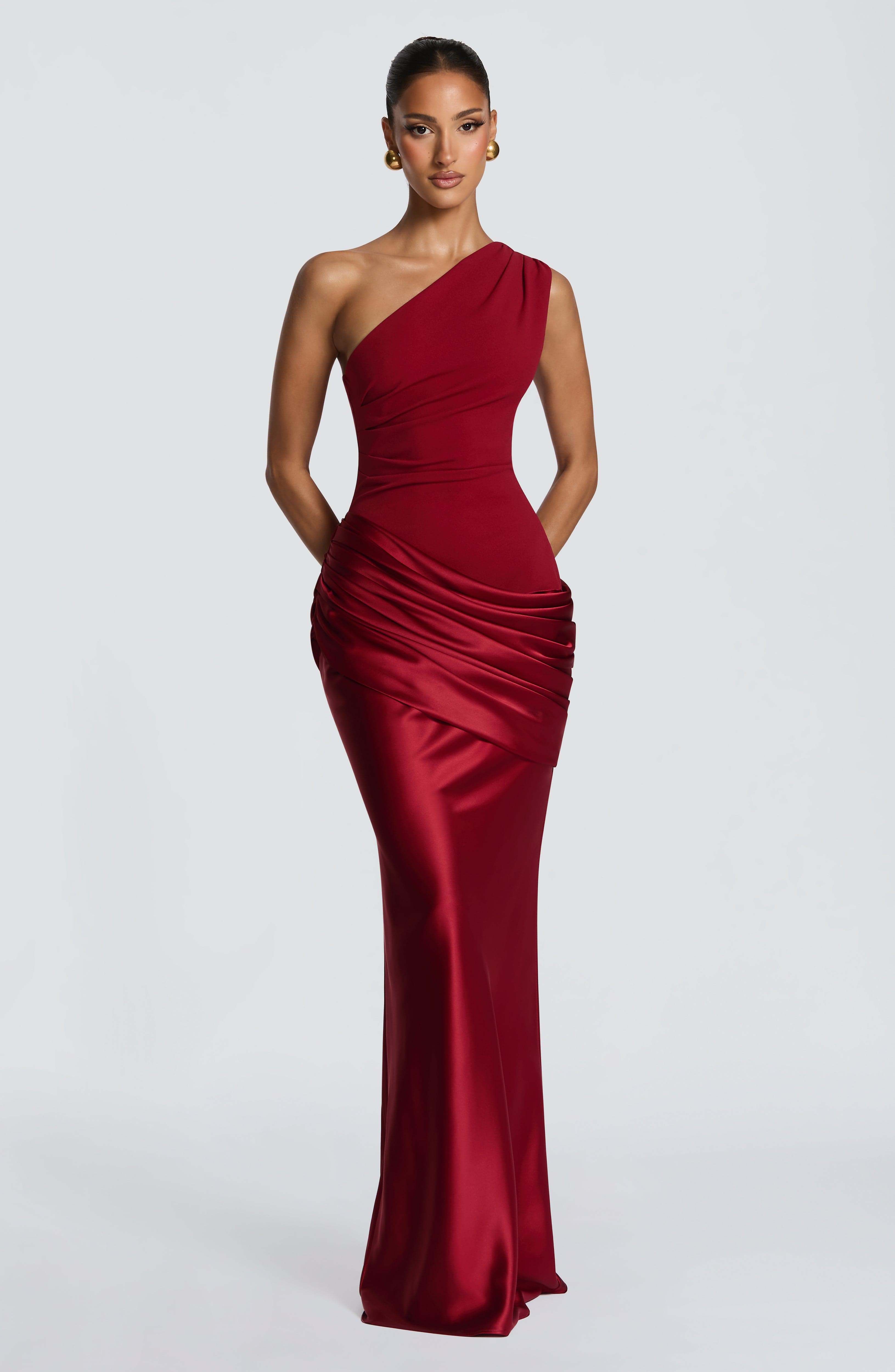 minilena Sadona Maxi Dress Deep Red