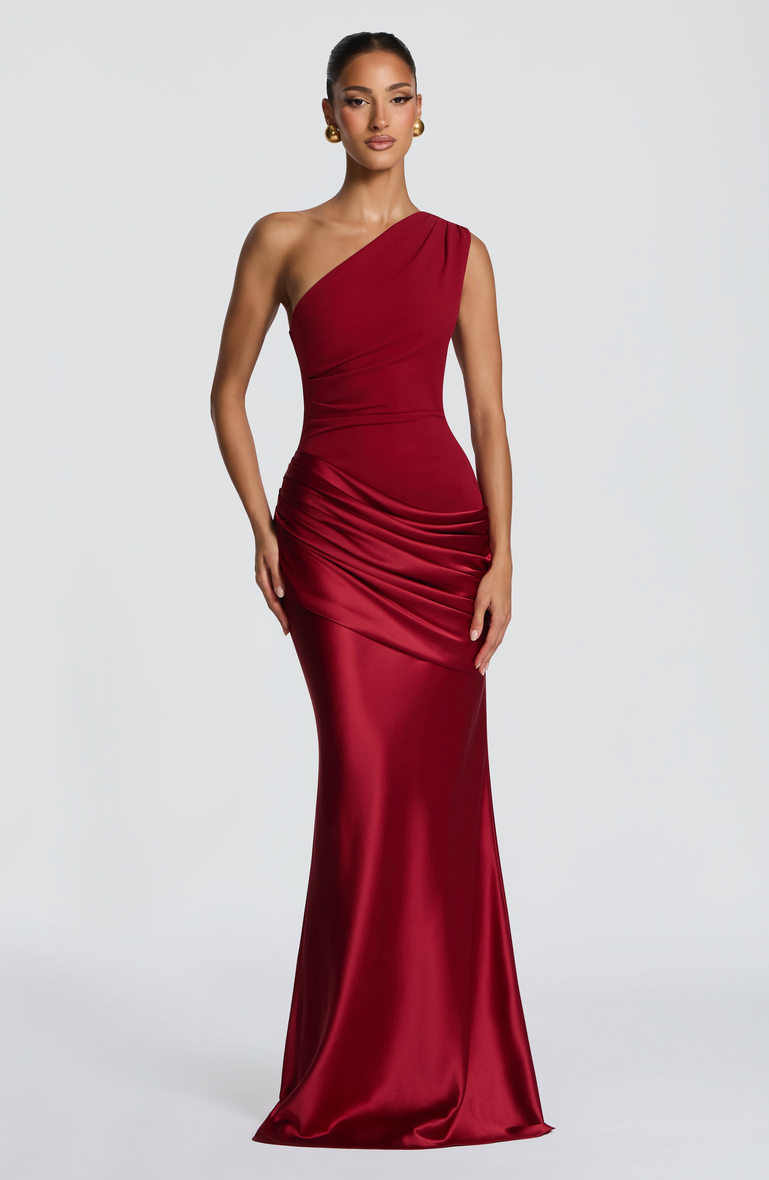 minilena Sadona Maxi Dress Deep Red