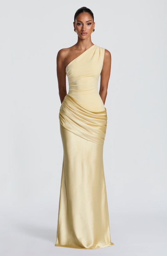 minilena Sadona Maxi Dress Lemon