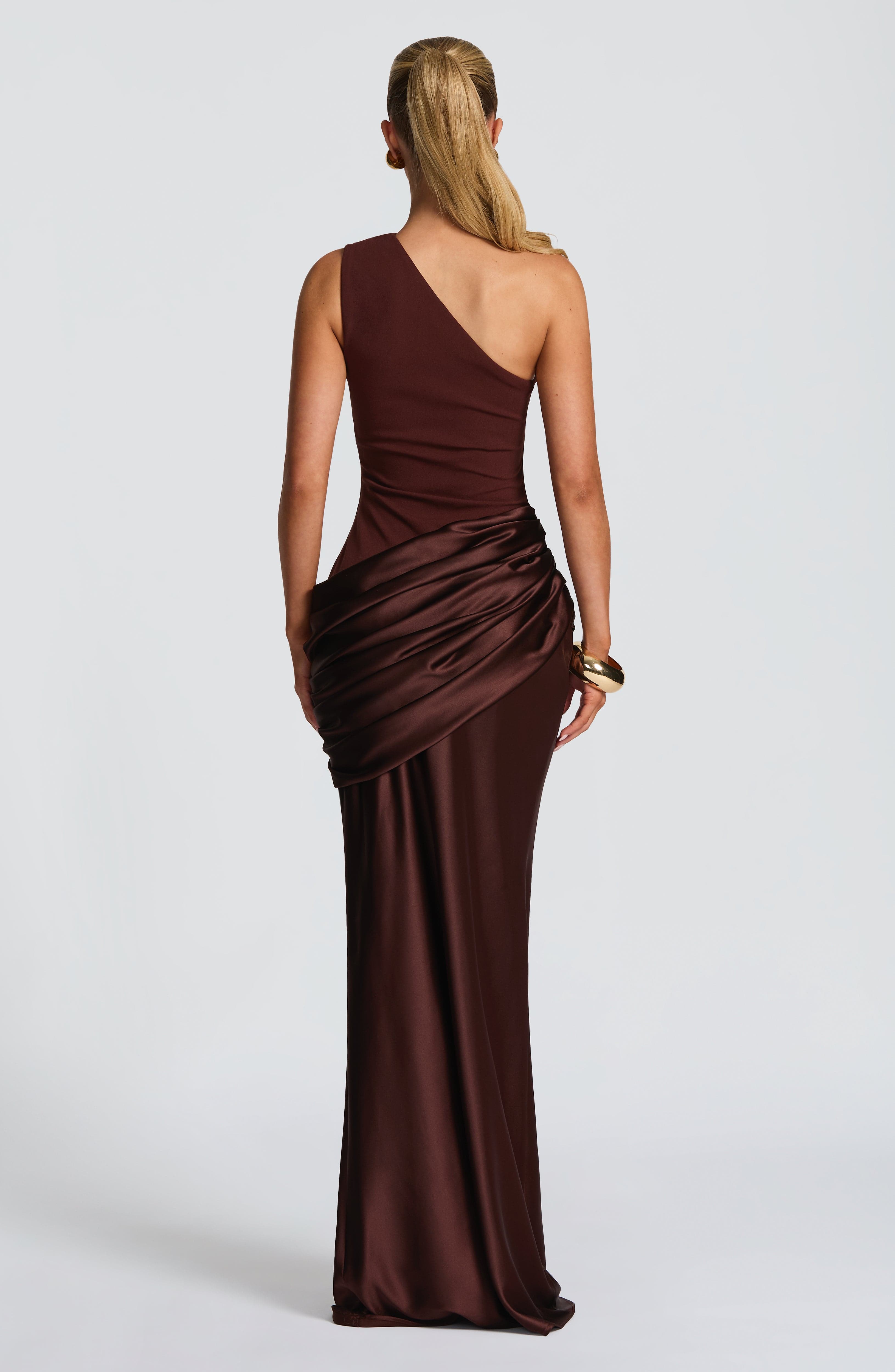 minilena Sadona Maxi Dress Plum Brown